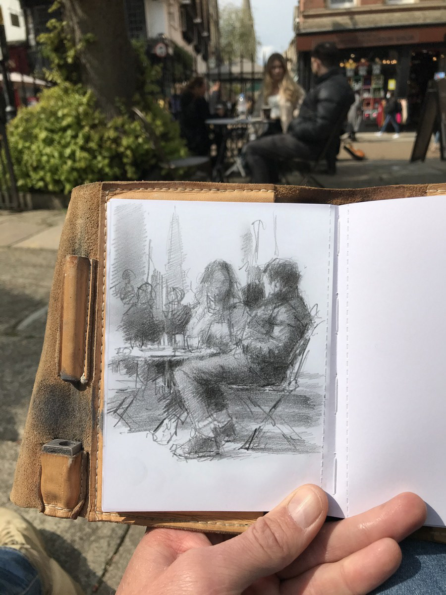 Oxford, pencil.