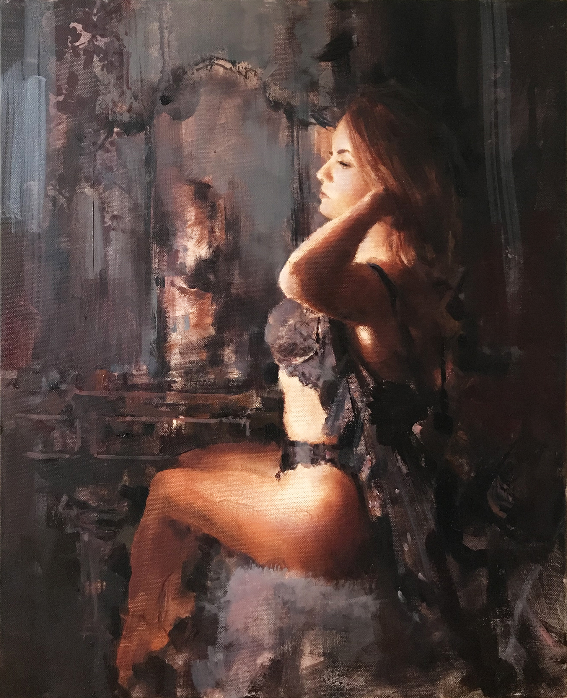 Candace, 40 x 50cm, oil on canvas.