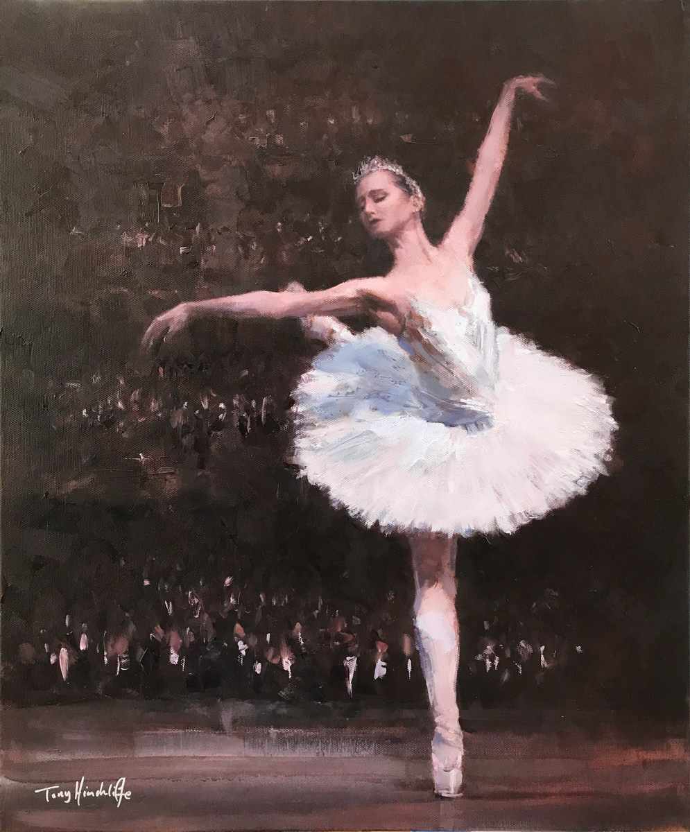 Winters leap, 50 x 60cm, oil.