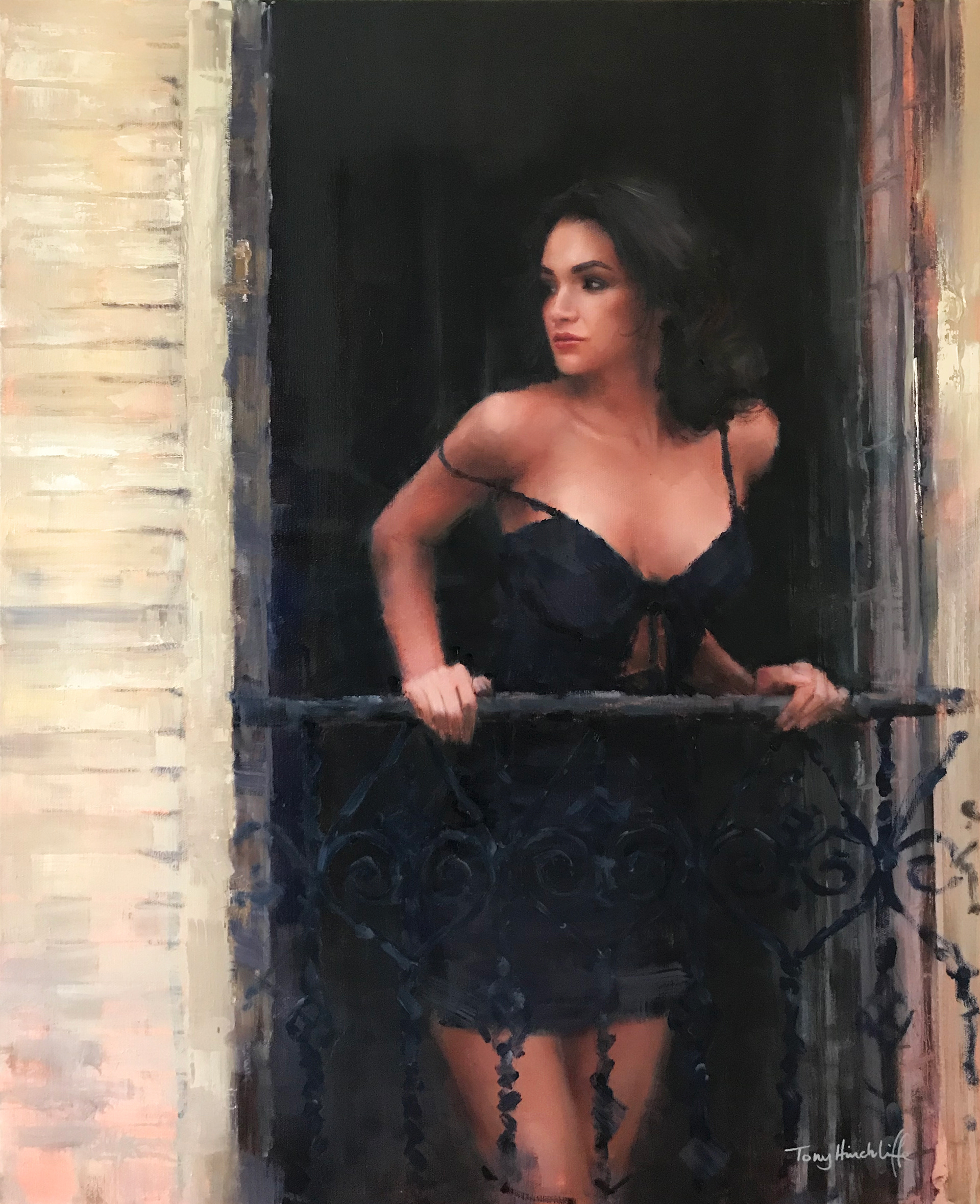 Discretion, 61 x 76cm, oil on canvas.