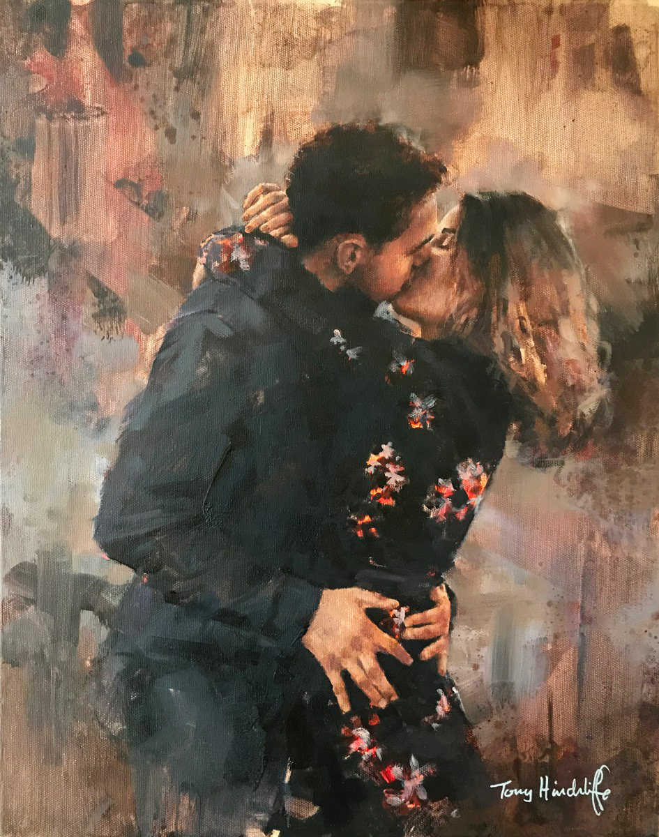 Lupins, 45 x55cm, oil.