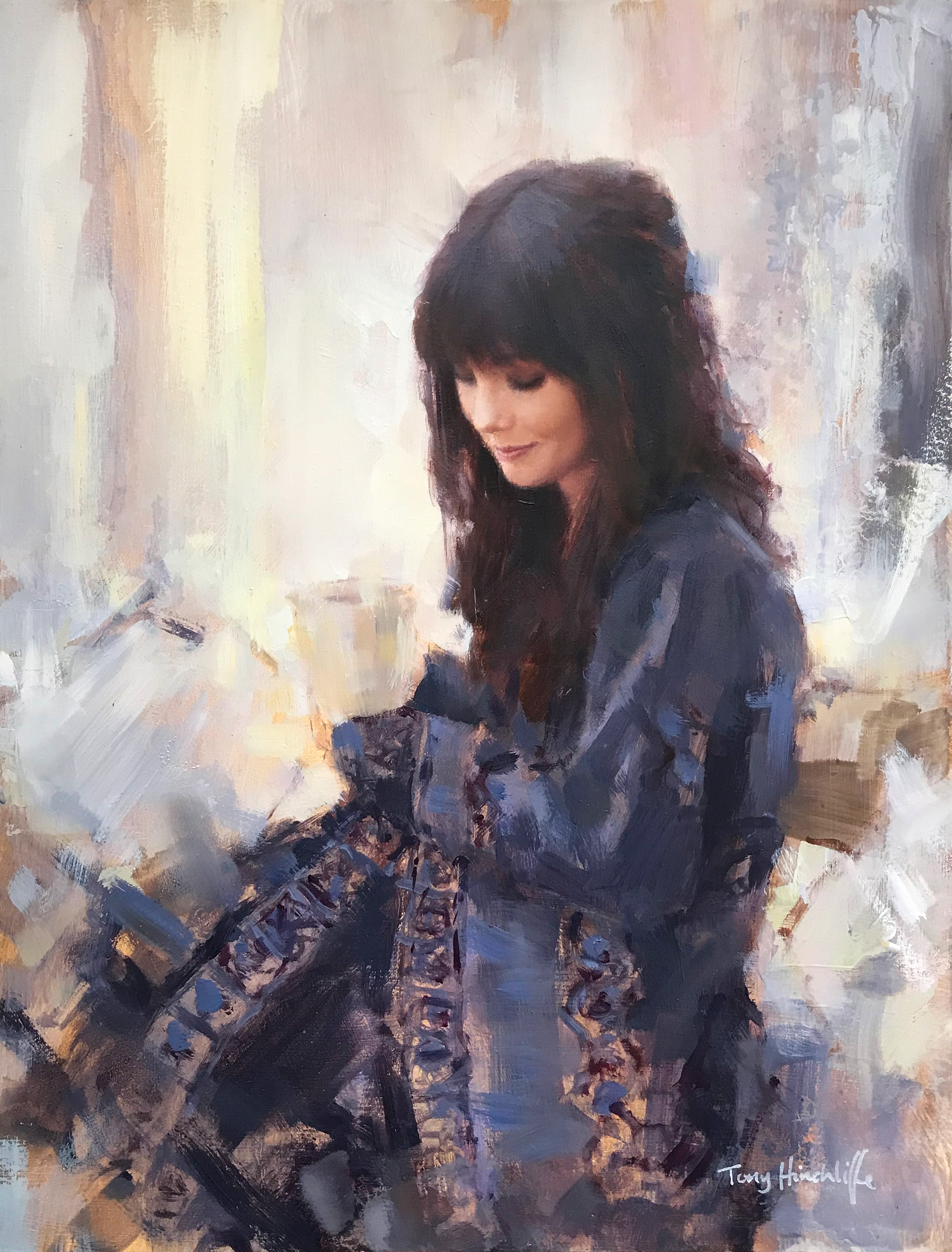 The moon wink syndicate, 40 x 50cm, oil on birch panel.