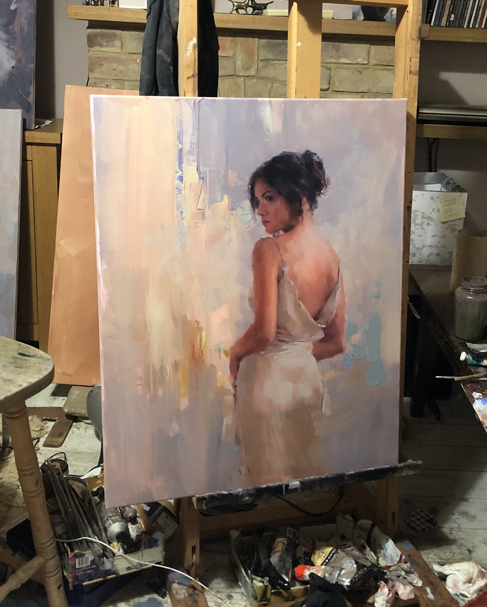 Gun for hire, 50 x 60cm, oil on canvas.