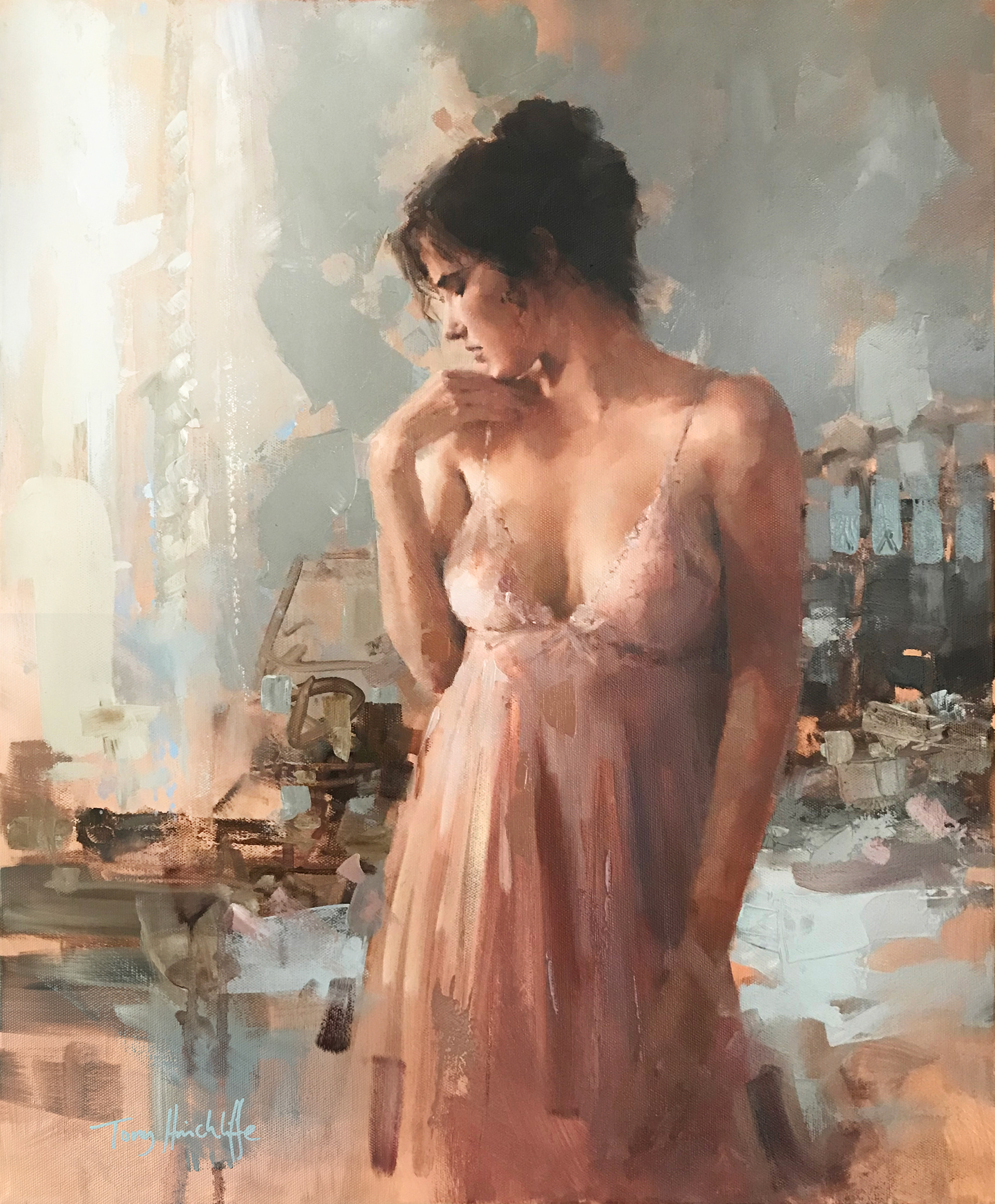 Somewhere in Paris, 60 x 76cm, oil on canvas.