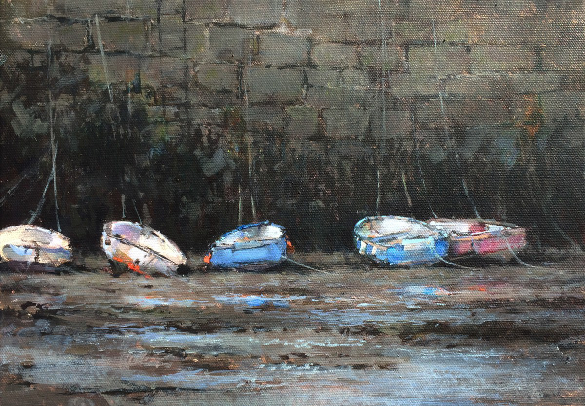 Line up, 35 x 25cm, acrylic.