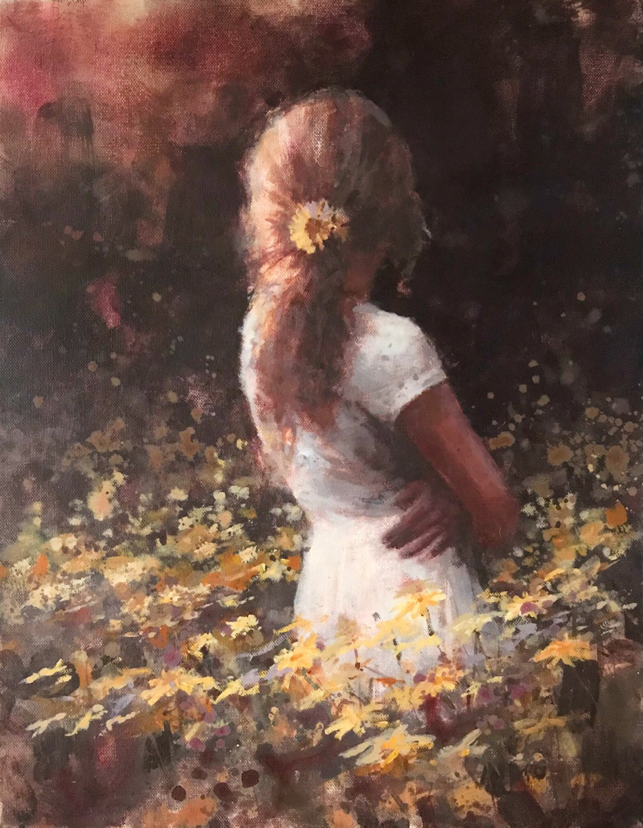 Vanila Chakra, 35 x 45cm, acrylic.