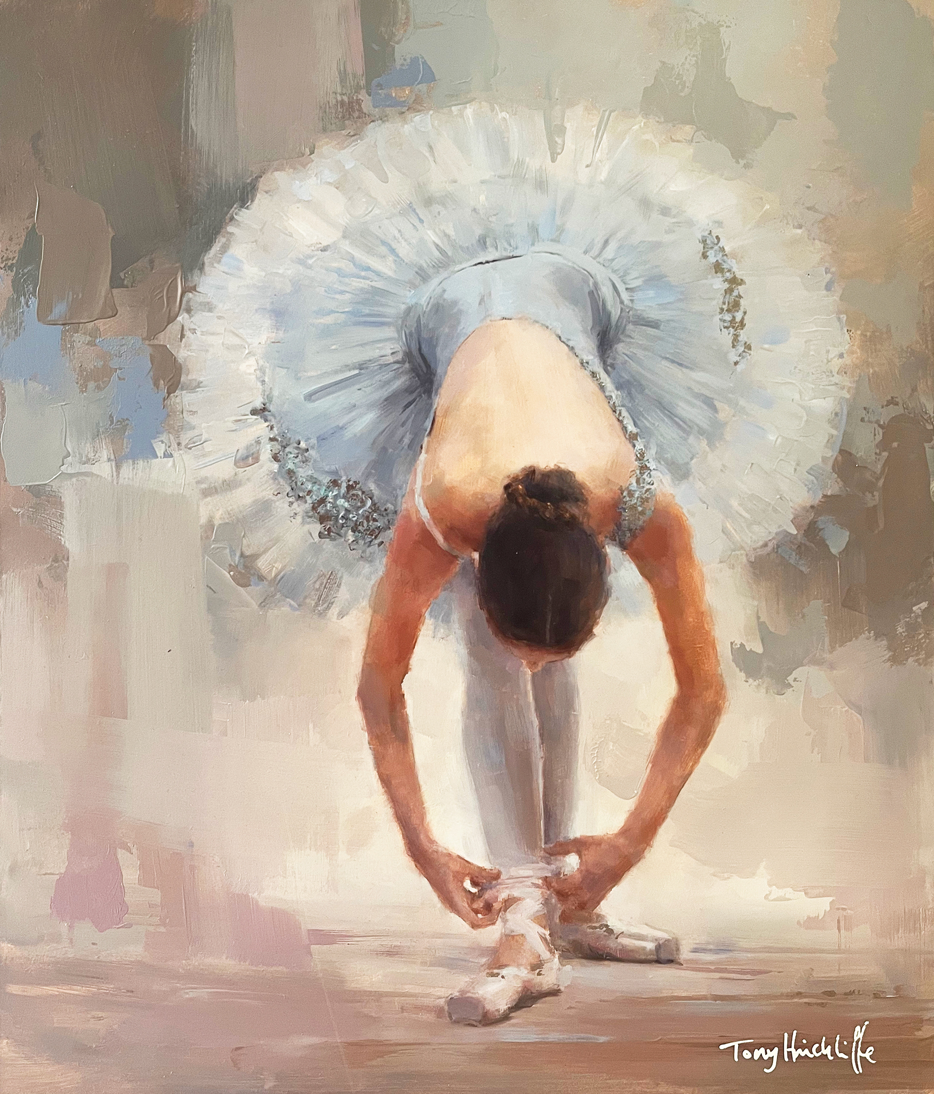 White gold, 41 x 49cm