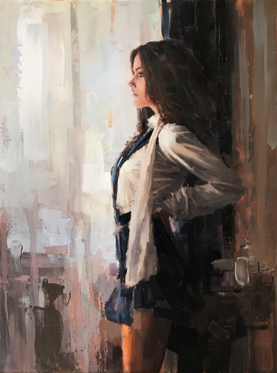 Last night in Paris, 30 x 40cm, oil.