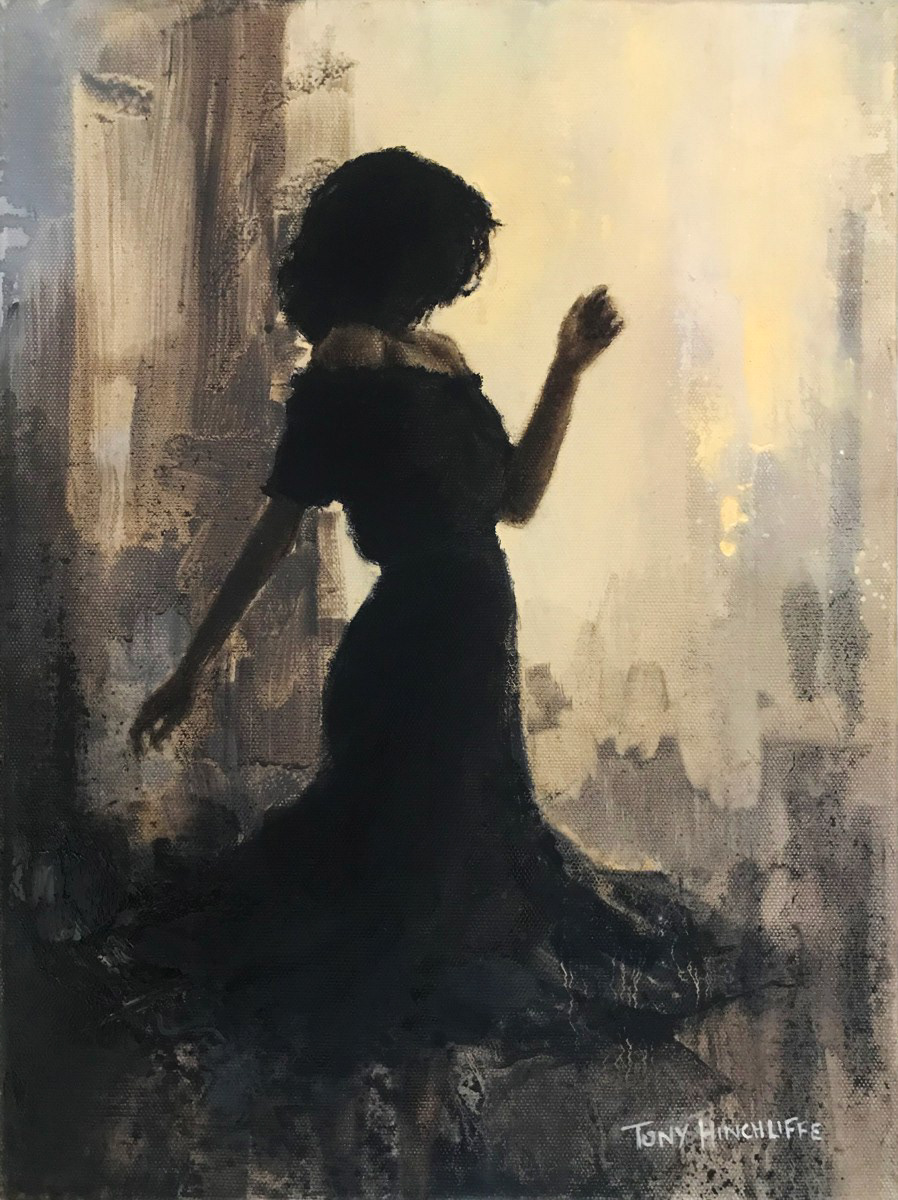 Black Russian, 30 x 40cm, oil.