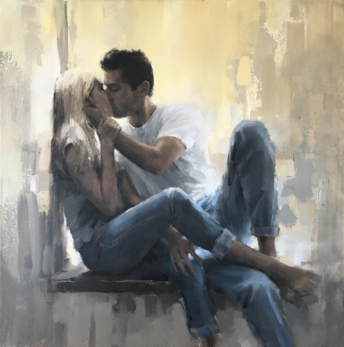 Sugar puffs, 50 x 50cm, oil.