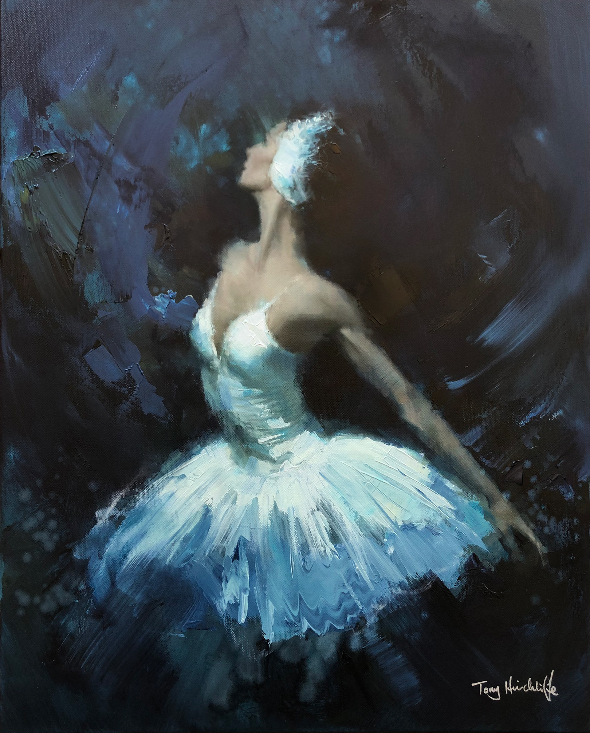 Moon cycle, 50 x 60cm, oil on canvas.