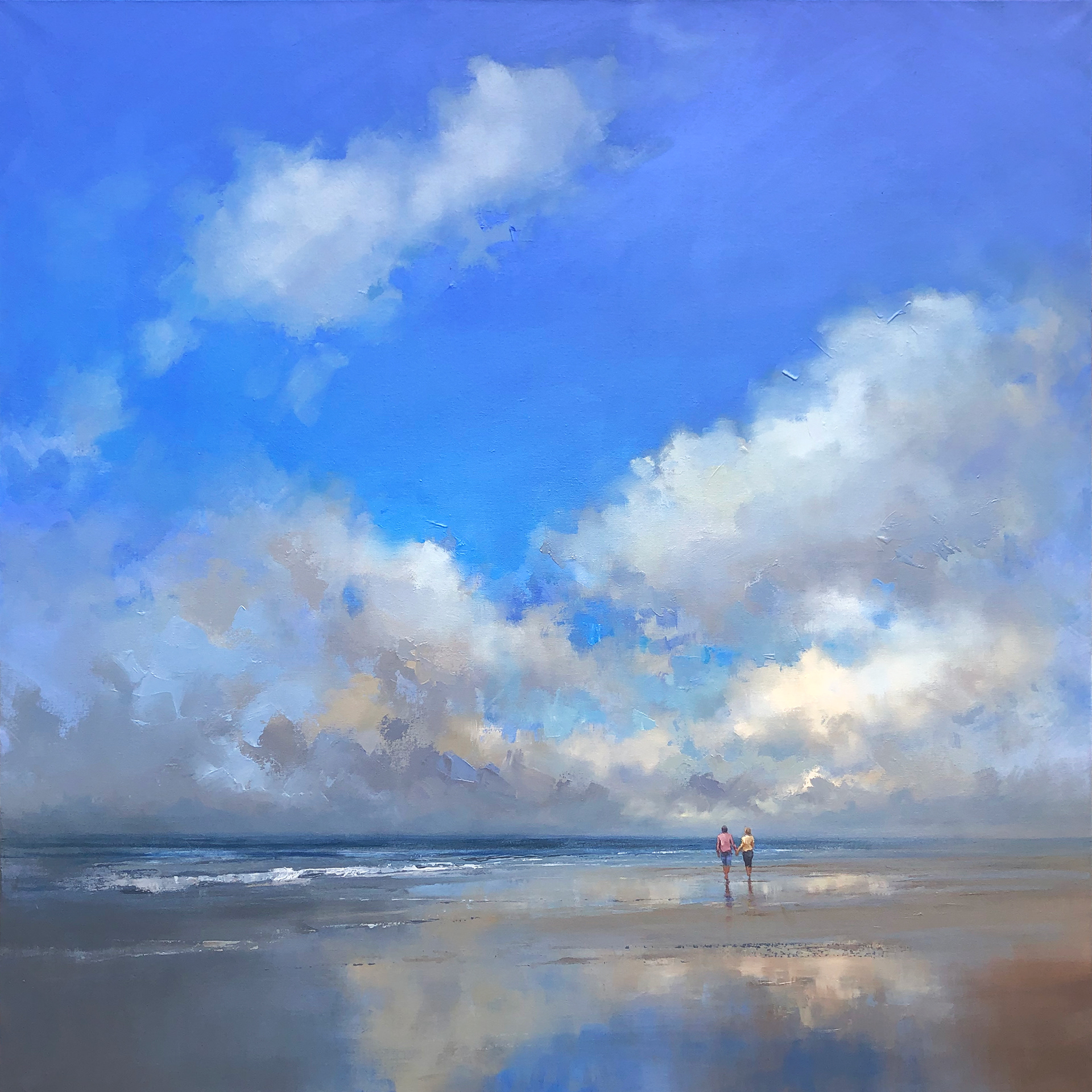 A certain kind of light, 100 x 100cm, oil on canvas.
