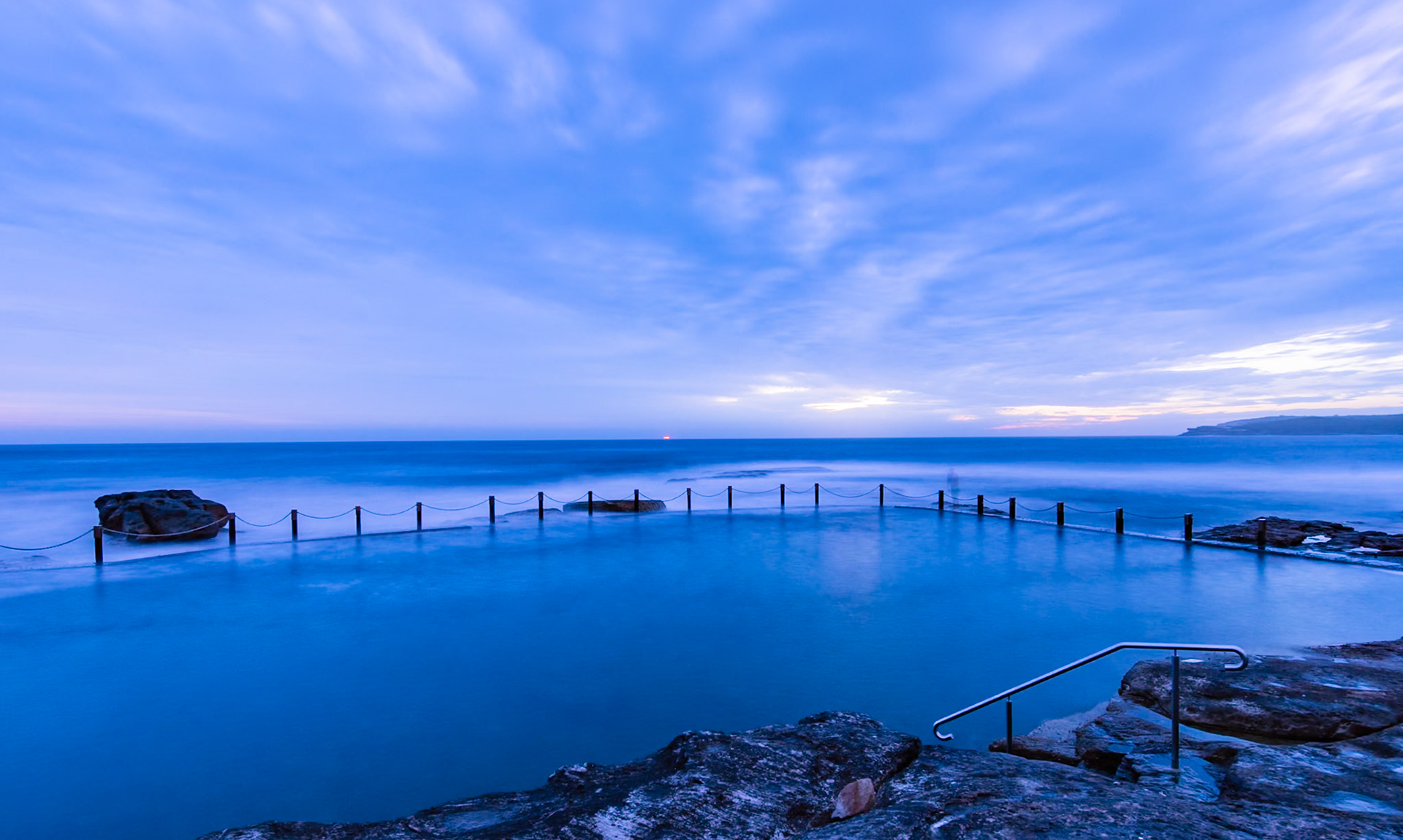 The ghost at the end of the pool