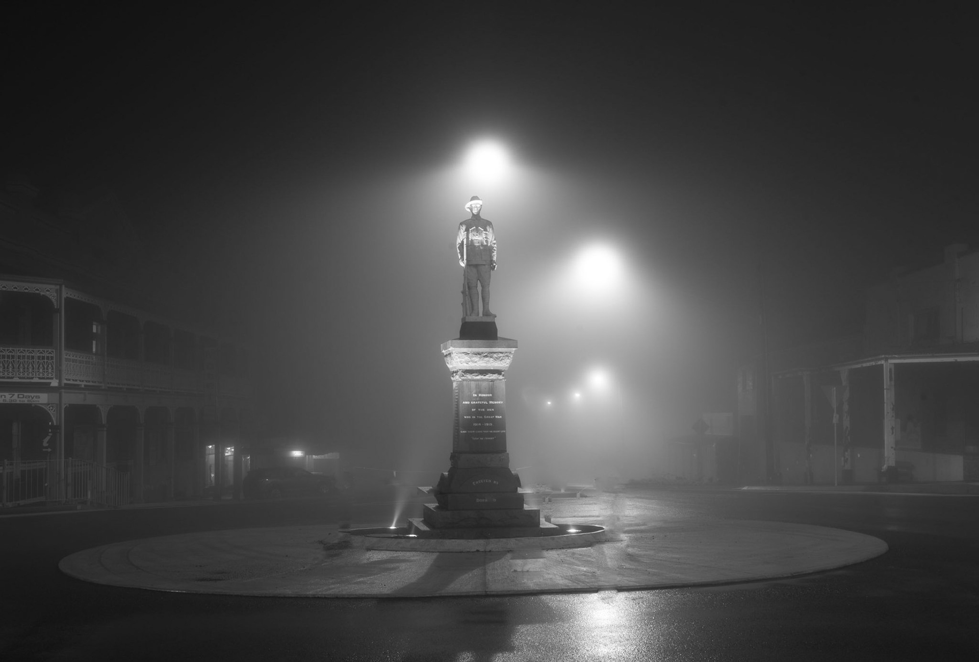 Misting rain and fog in Dorrigo