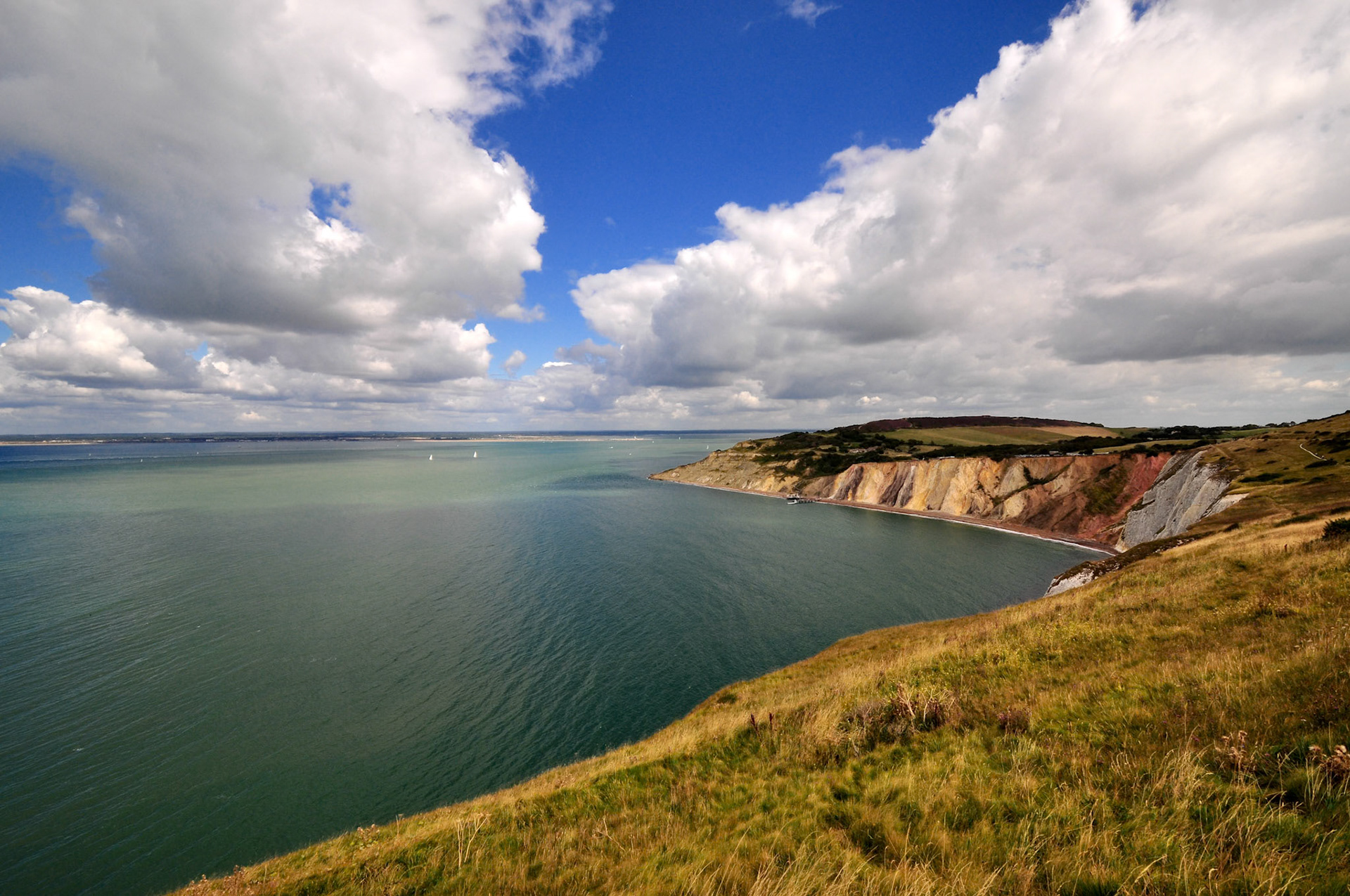 View from the Needles Battery Isle of White