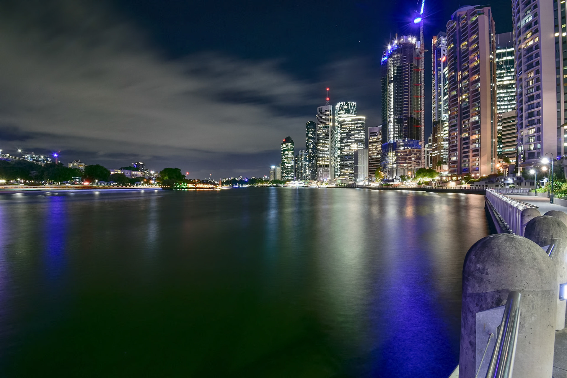 Brisbane,river view at night