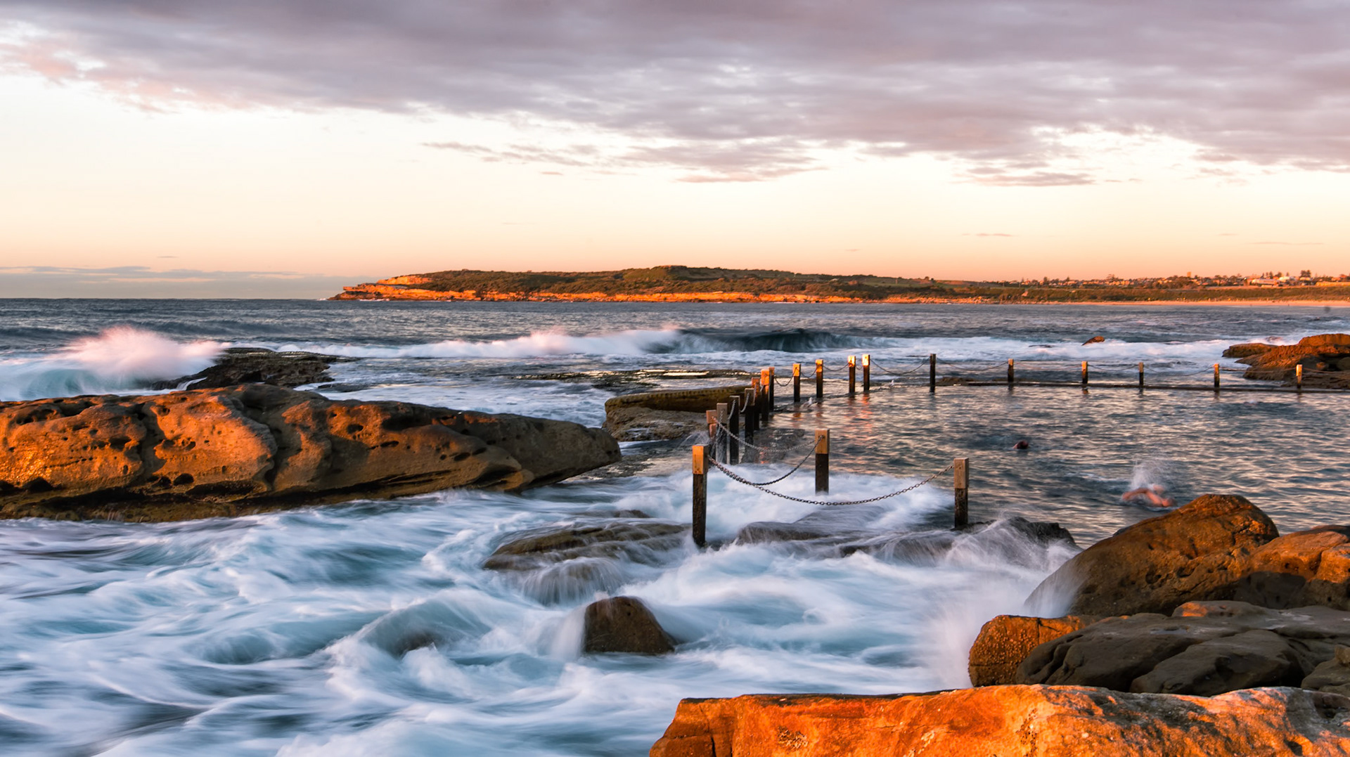 Mahon Pool Sunrise