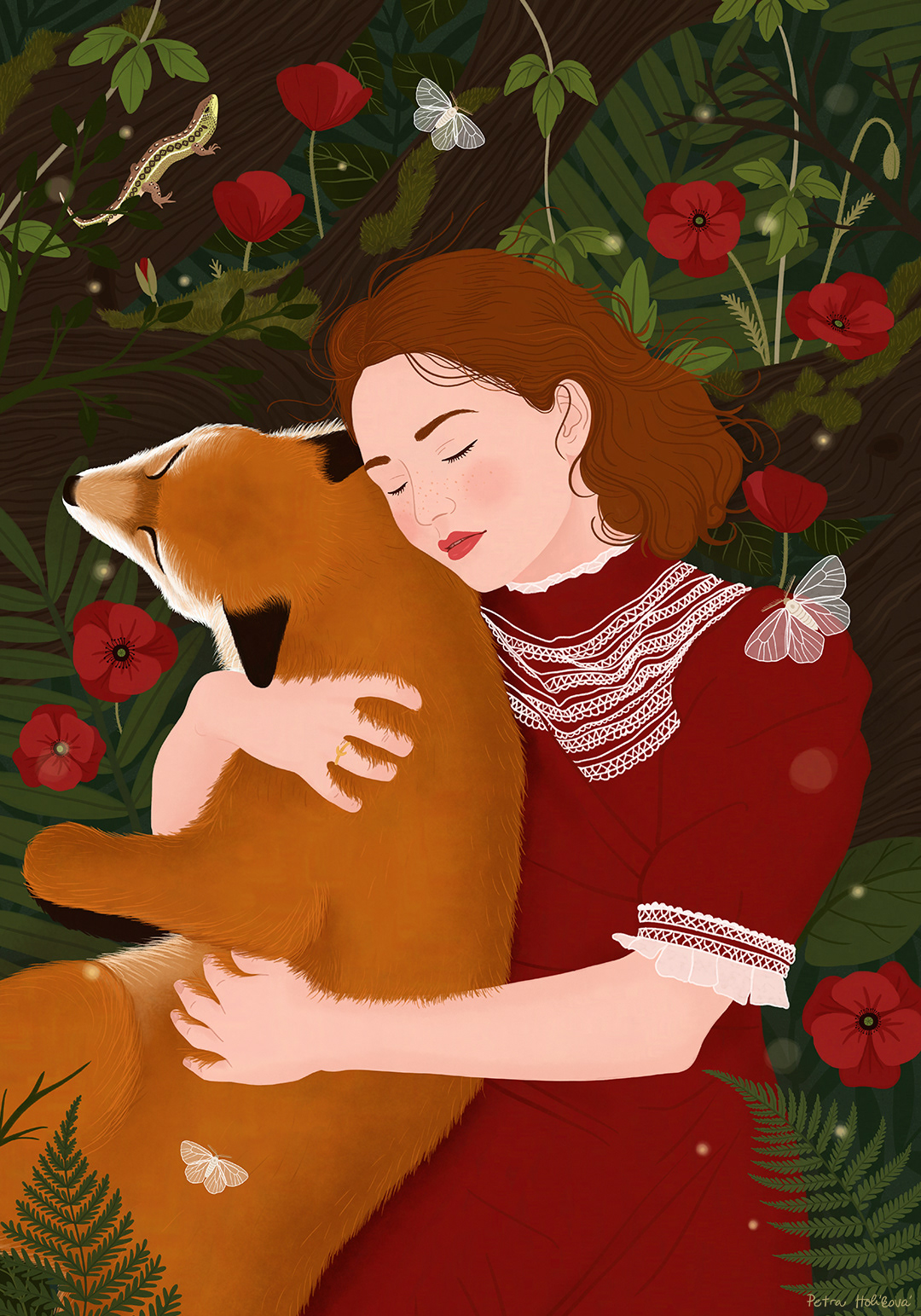 Red fox - digital painting