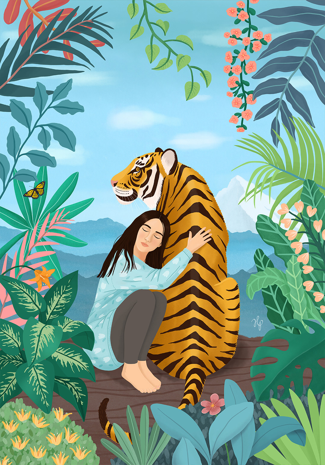 Tiger - digital painting
