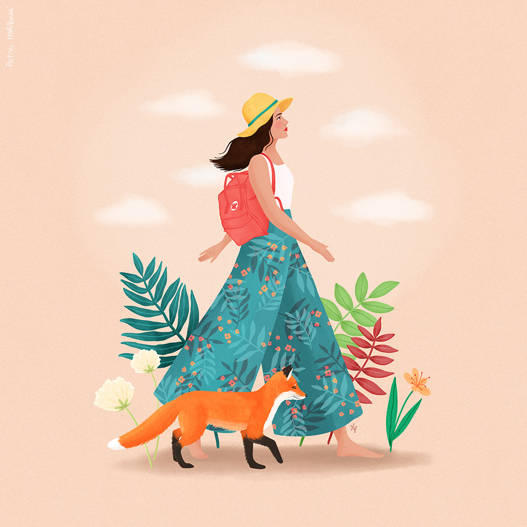 Fox - digital drawing