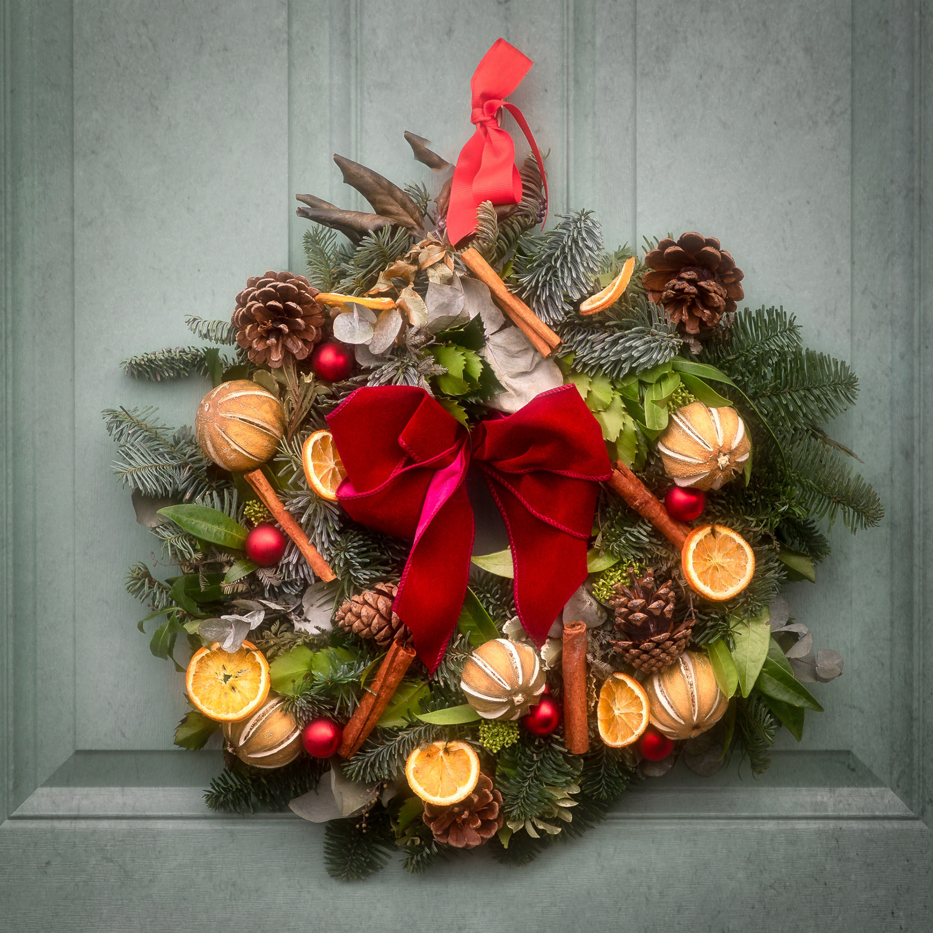 Christmas door wreath