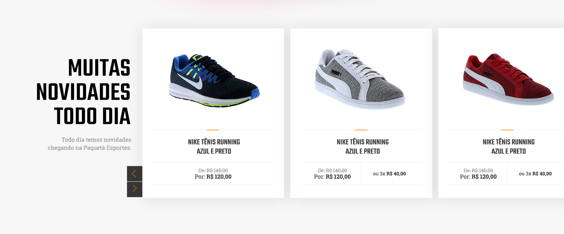 Tenis best sale nike paqueta