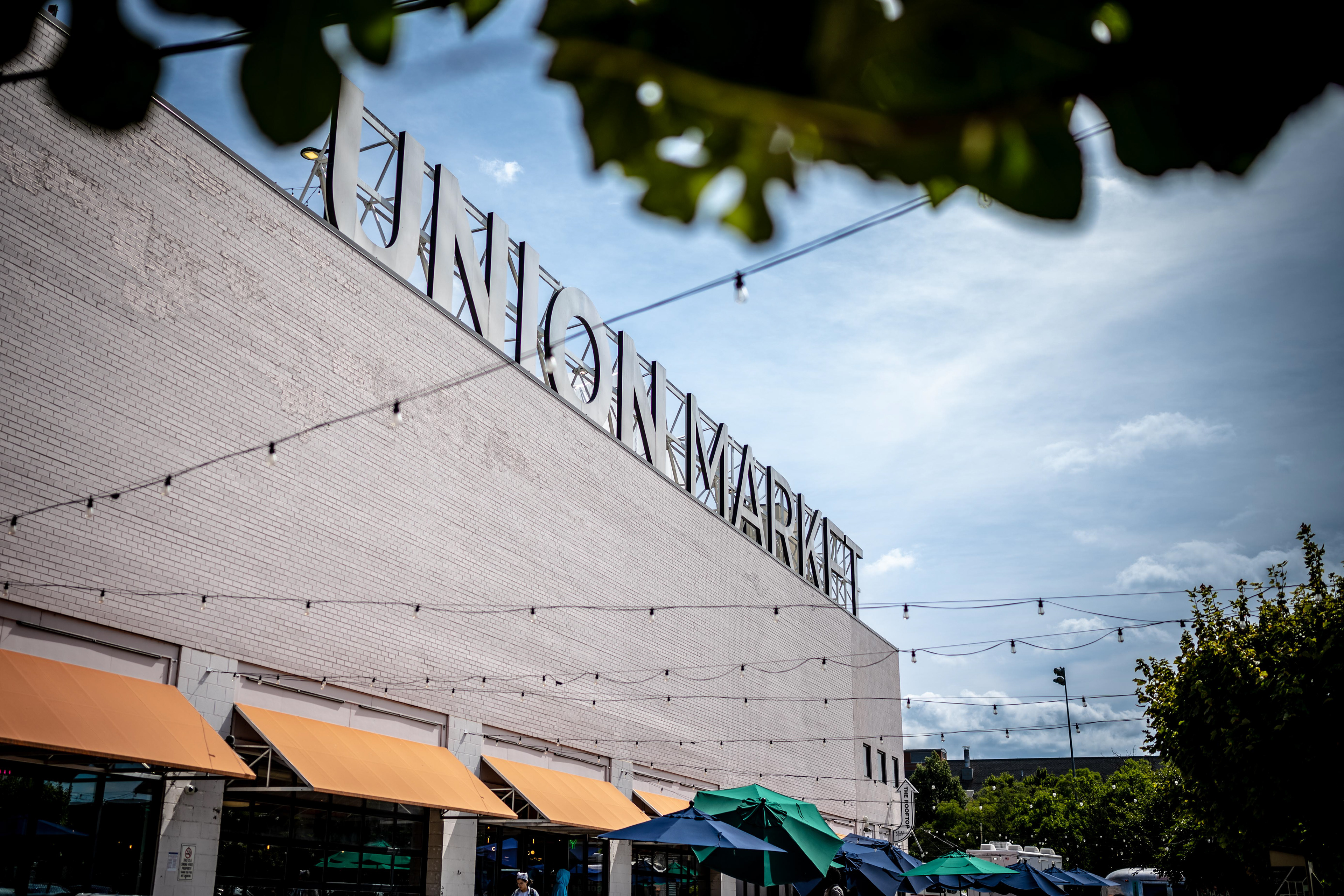 A Washington DC food market photo by Linda Feller.