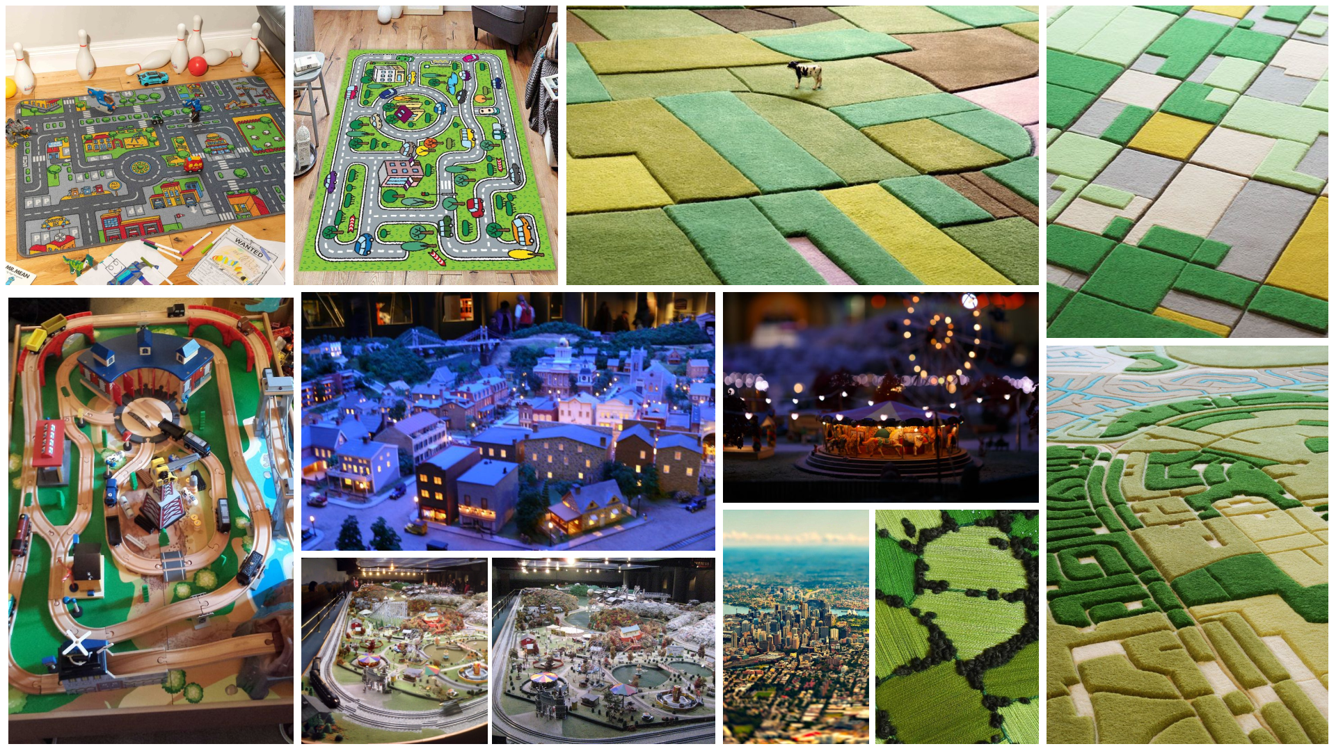 interactive play rug moodboard