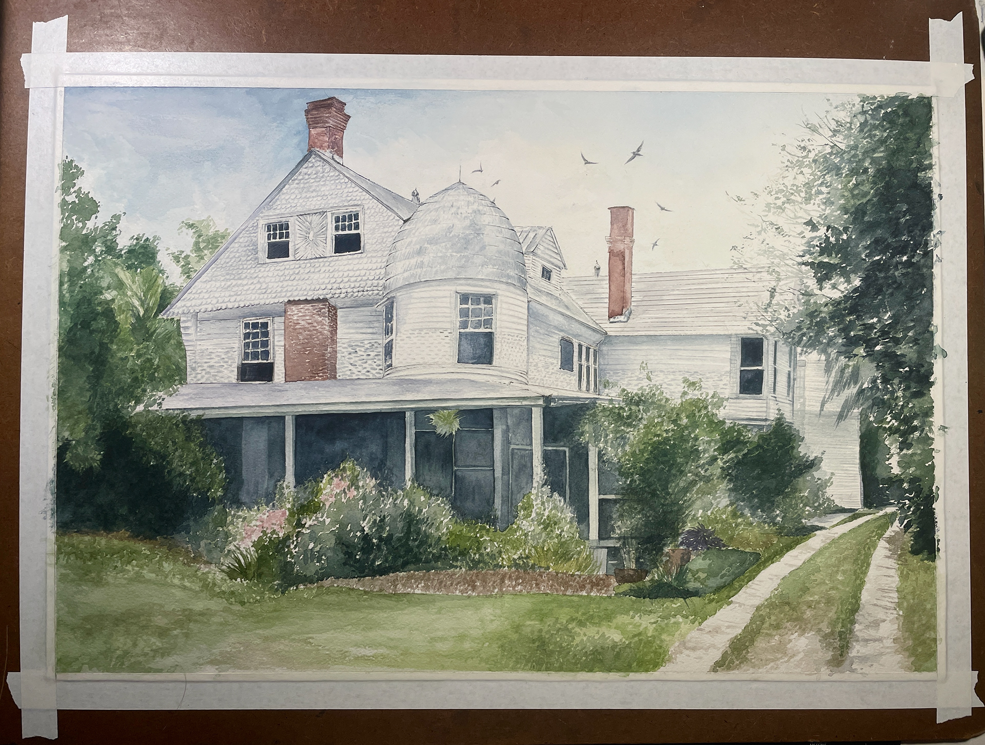 watercolor commission