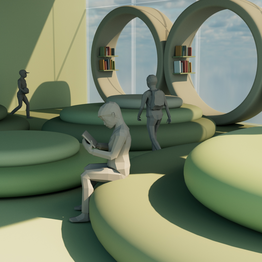 pebble seating