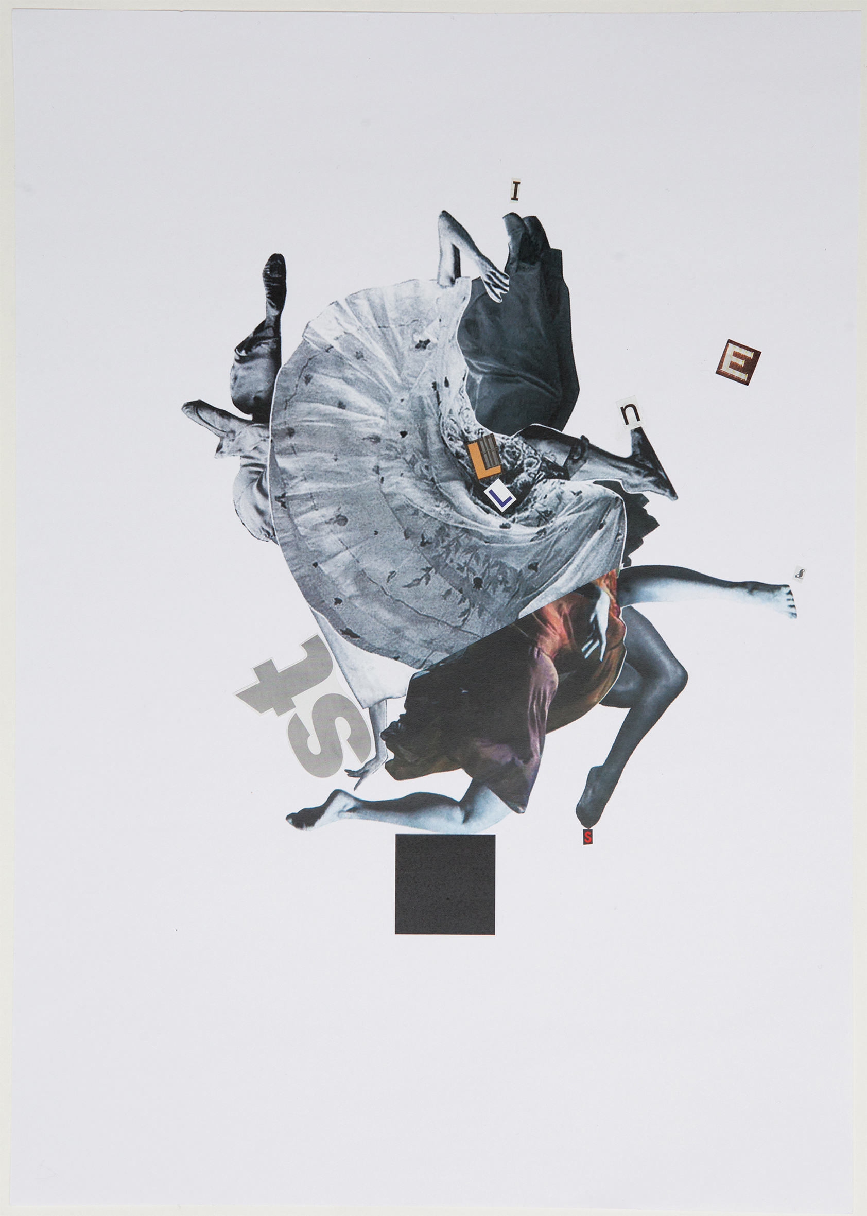 Collage drawing 2016/ 29.7 x 42 cm