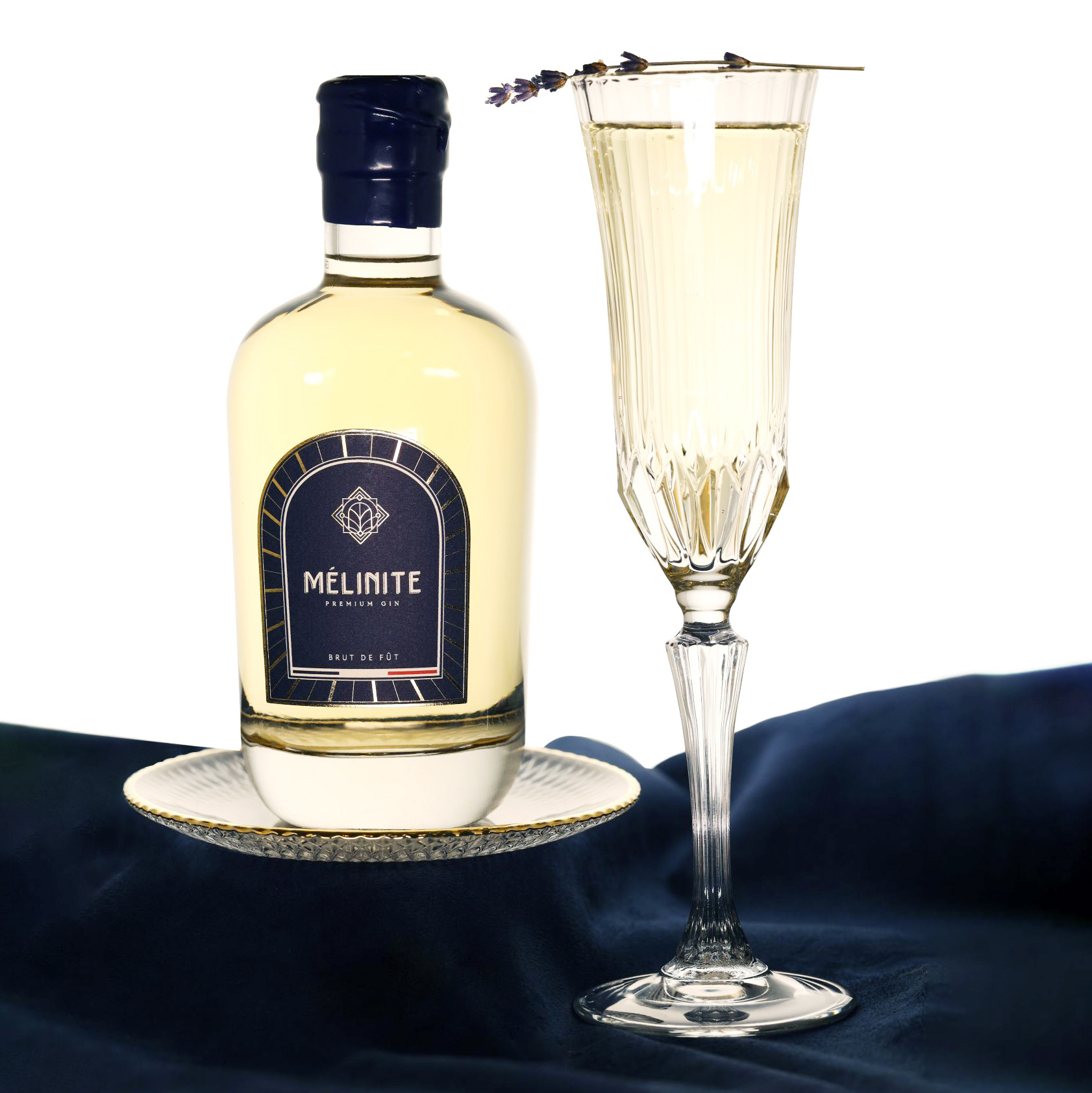 bouteille gin melinite art deco anne-fleur pehlivanian graphiste directrice artistique lyon reims