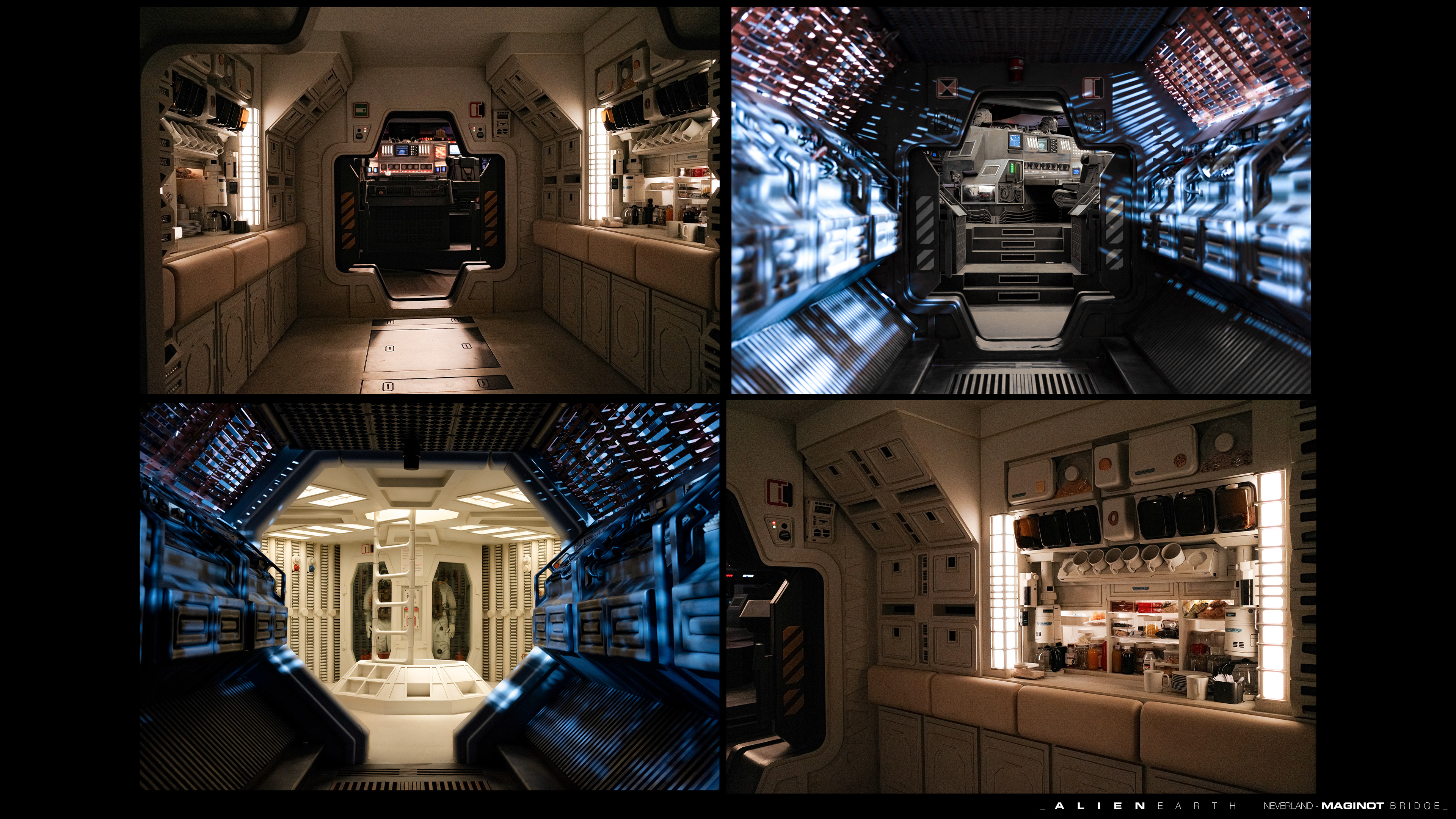 MAGINOT CORRIDORS AND MESS HALL