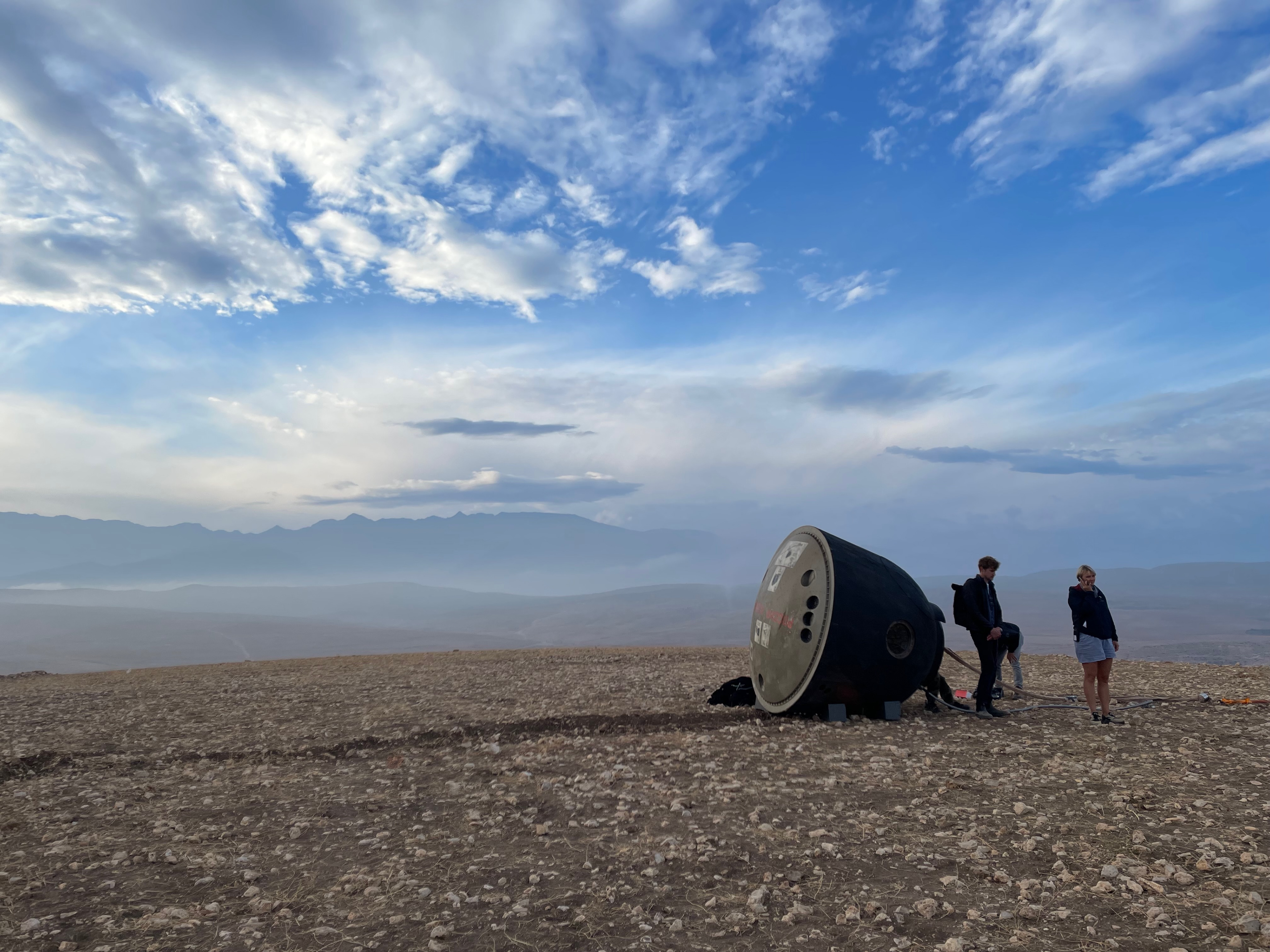 SOYUZ LANDING MOROCCO
