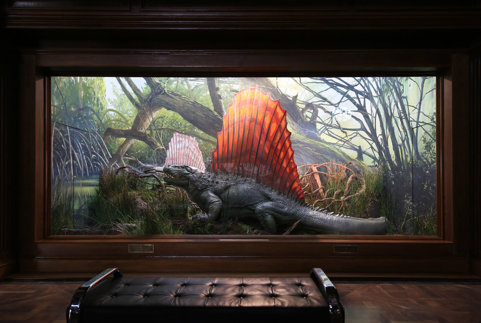LOCKWOOD HOUSE - DIORAMA ROOM - DIMETRODON!