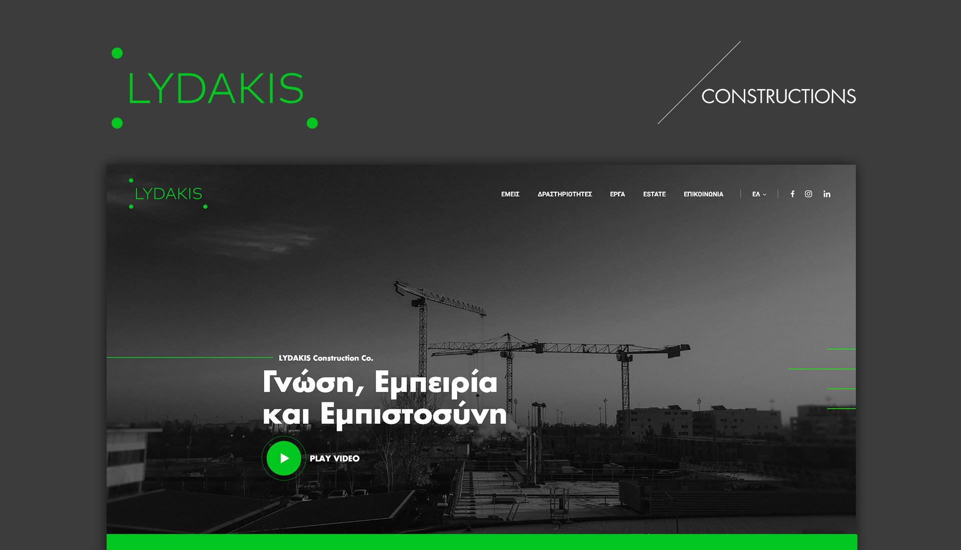 Lydakis Constructions- Website.