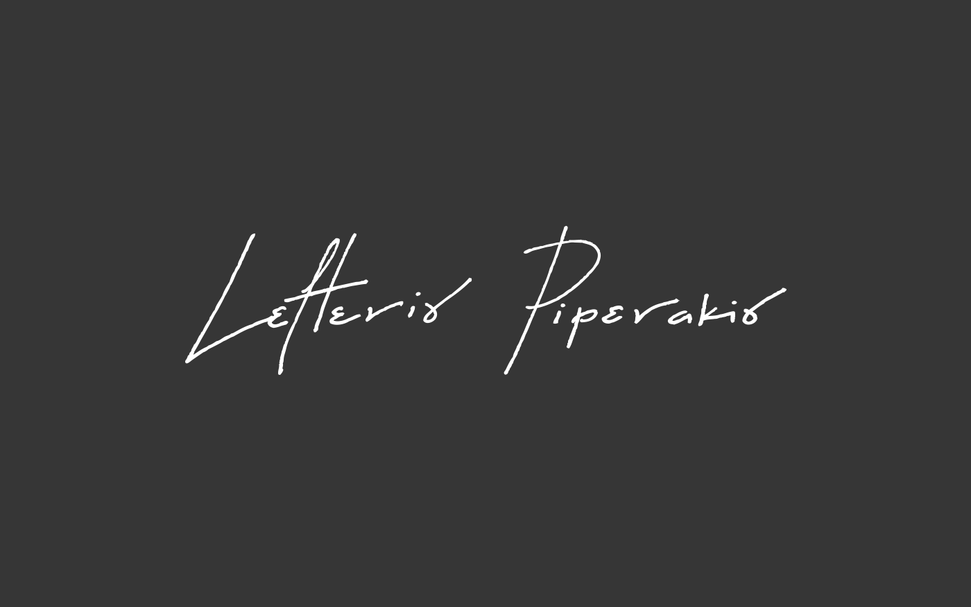 Lefteris Piperakis Logo