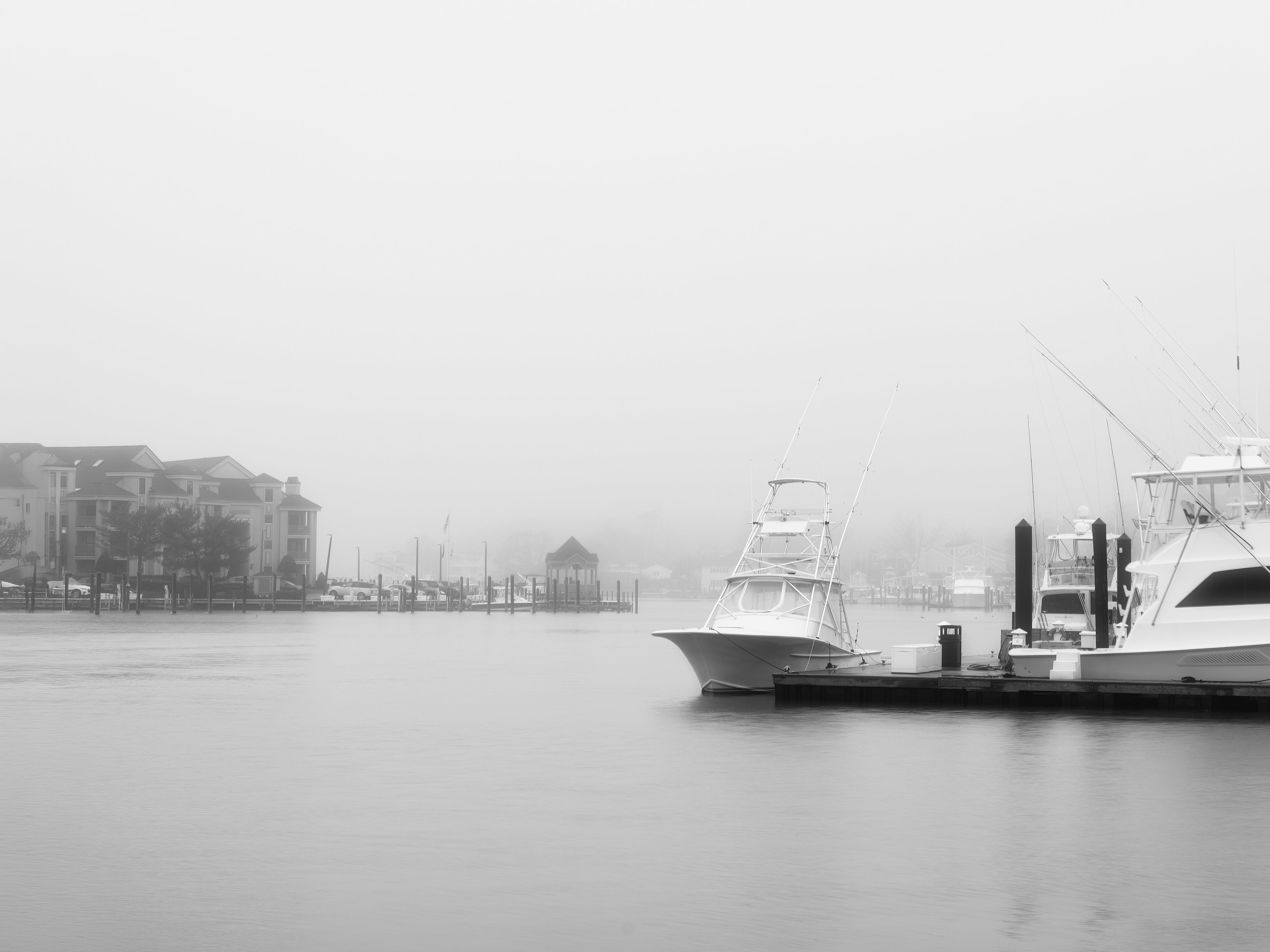 Rudee Inlet In The Fog