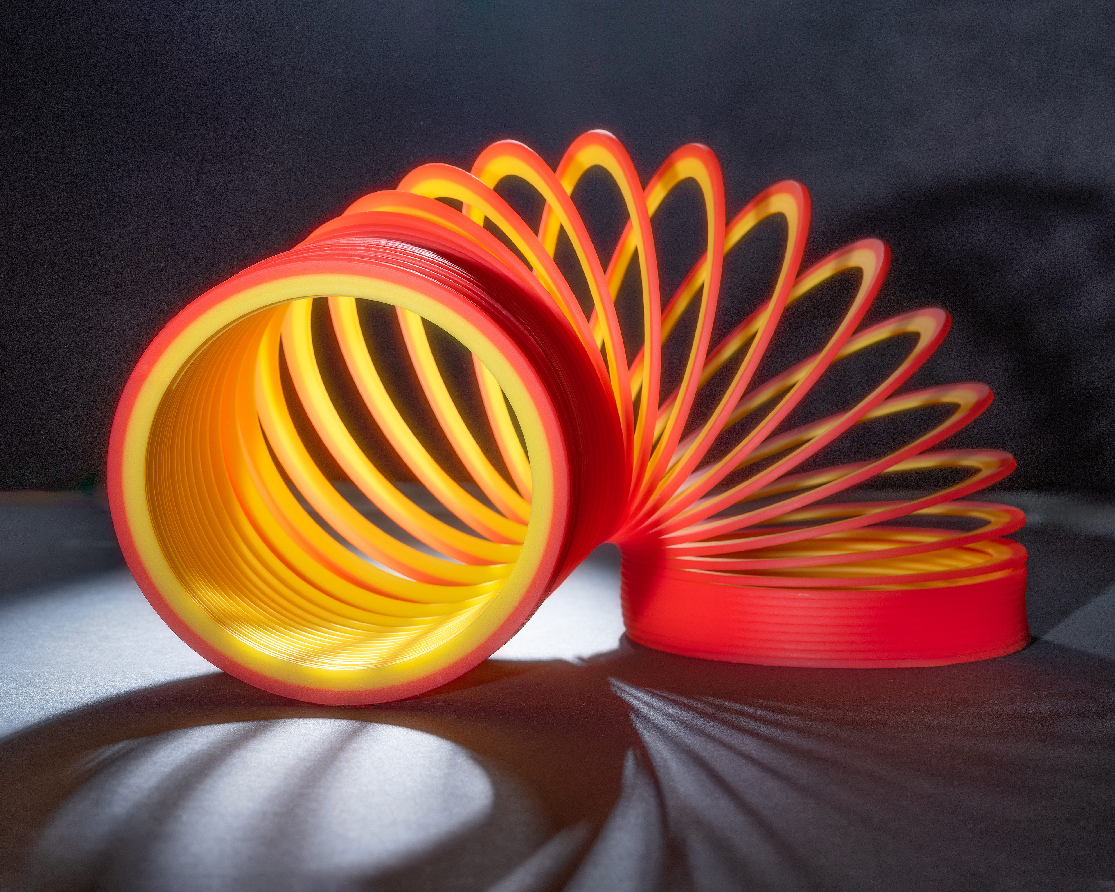 Orange and Yellow Slinky