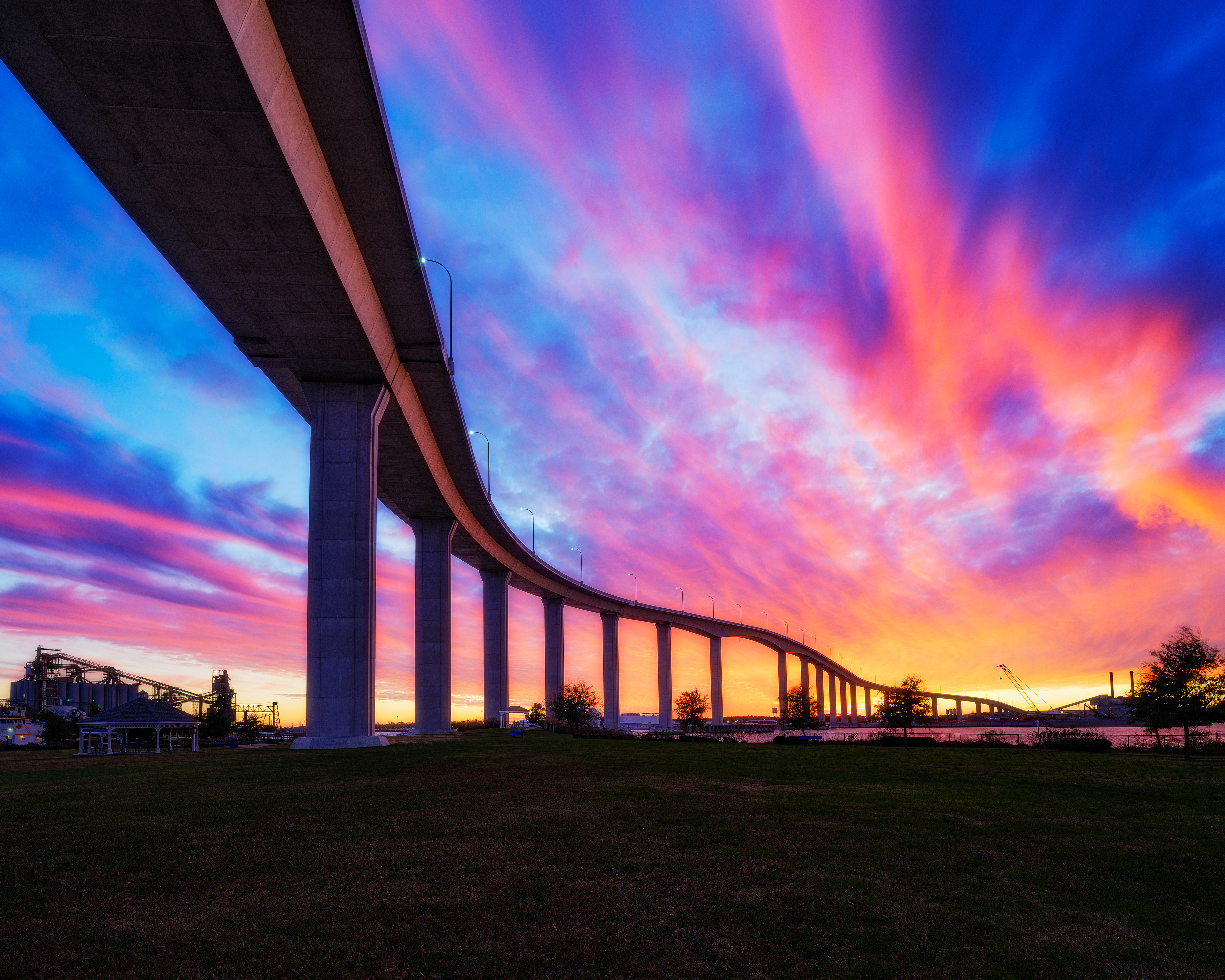 Jordan Bridge Sunset