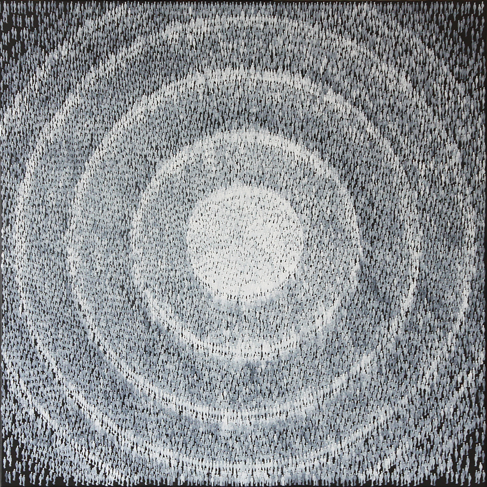 Ondes - 130 x 130 cm