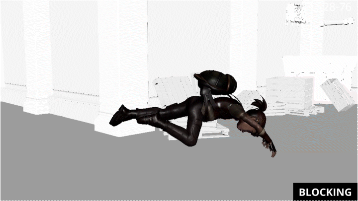 Scene 3 - Climbing Pipes Action