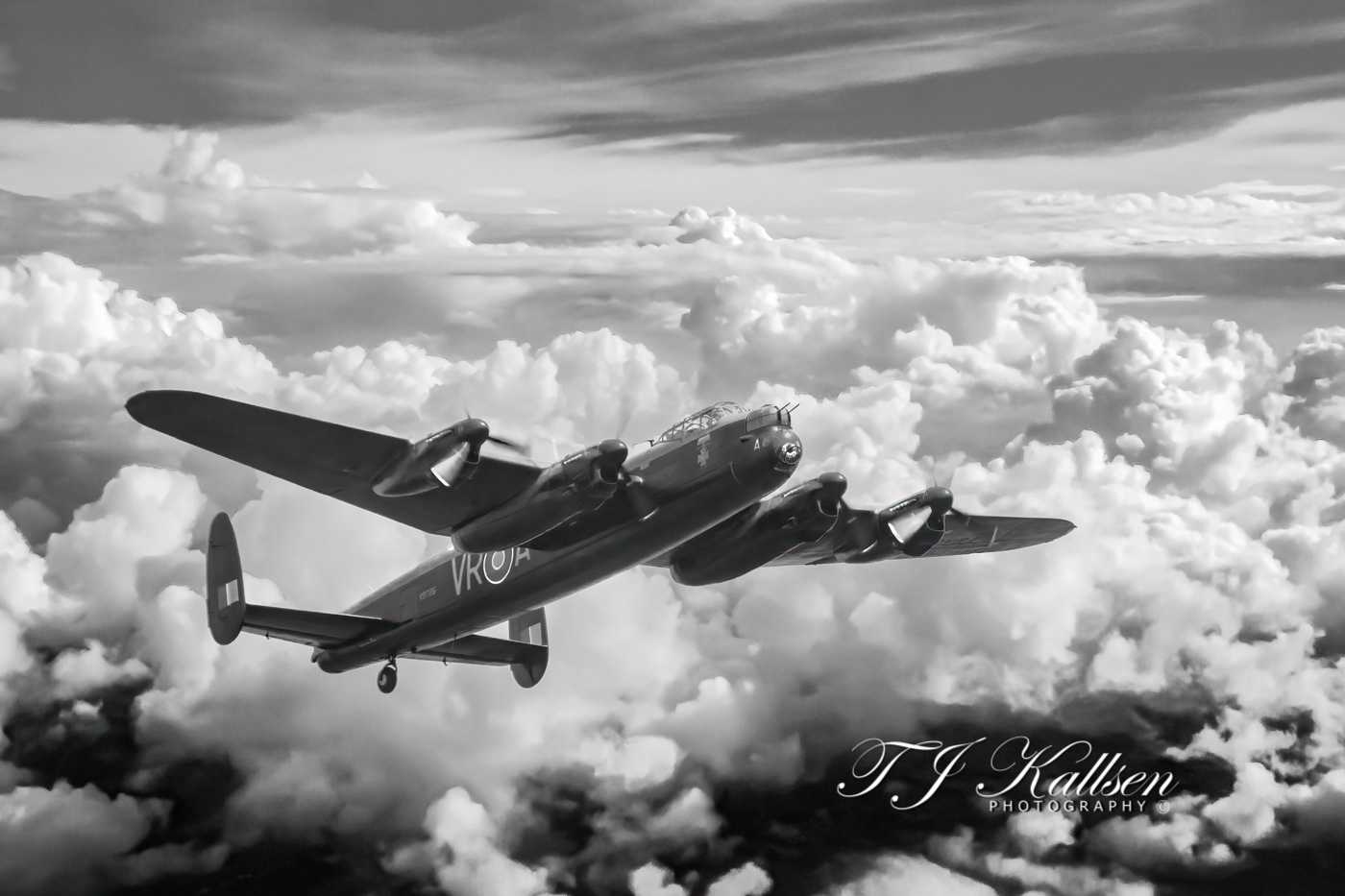 Avro Lancaster Above the Clouds