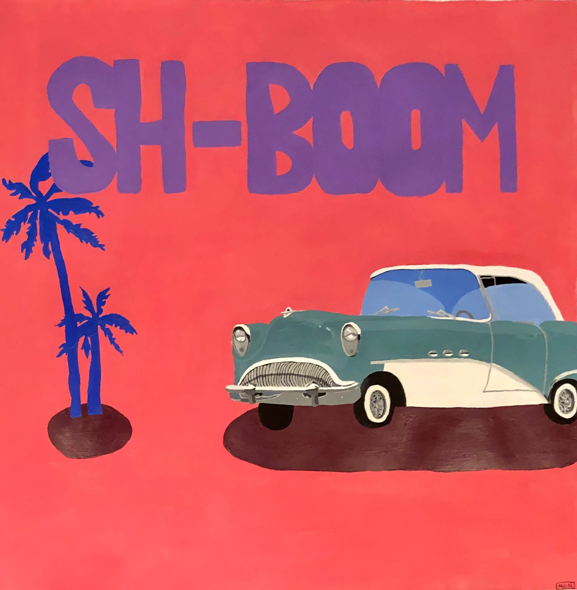 Maya Marsh: "Sh-boom" Painting
