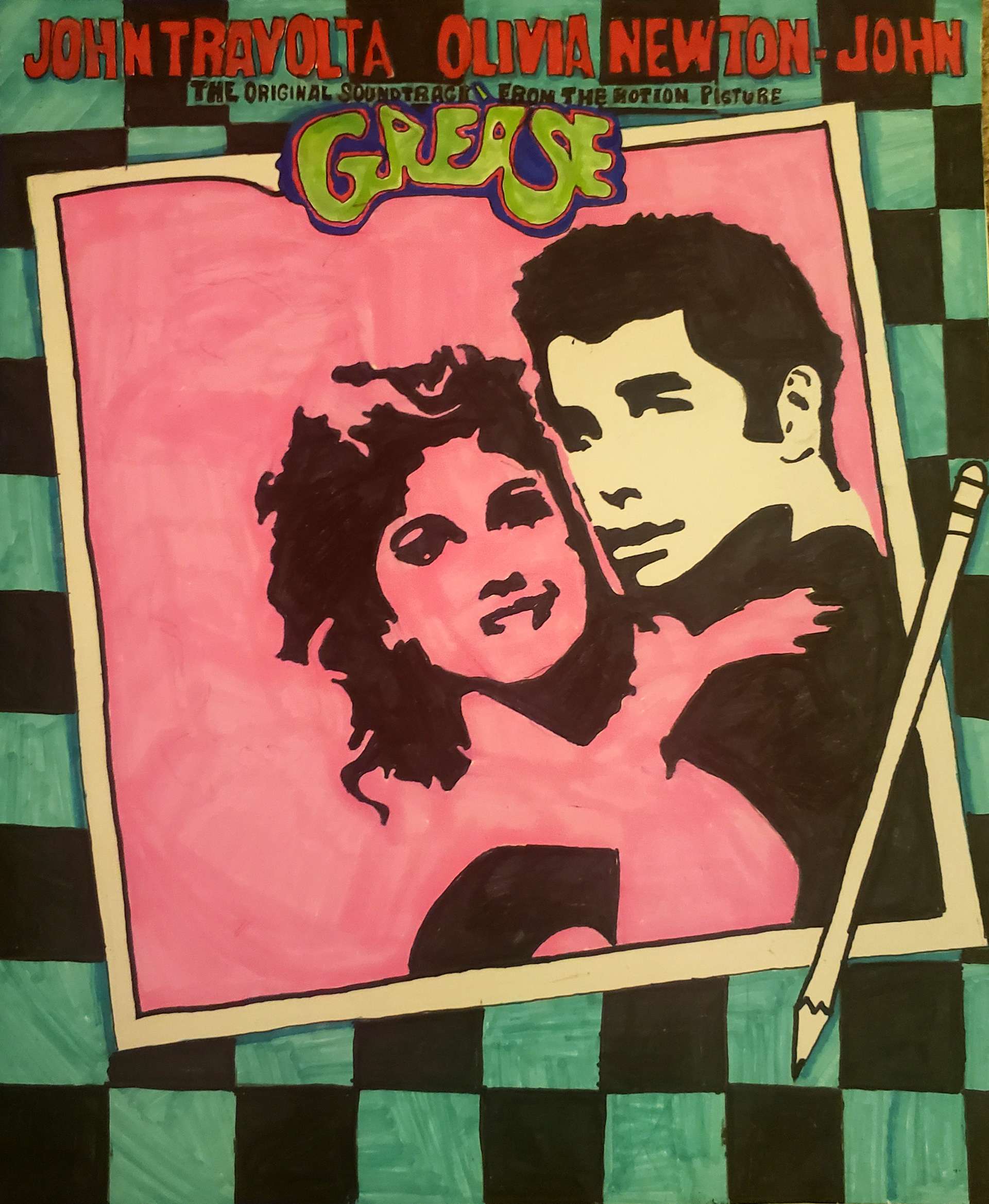 Jaedyn Trujillo: "Grease" Drawing