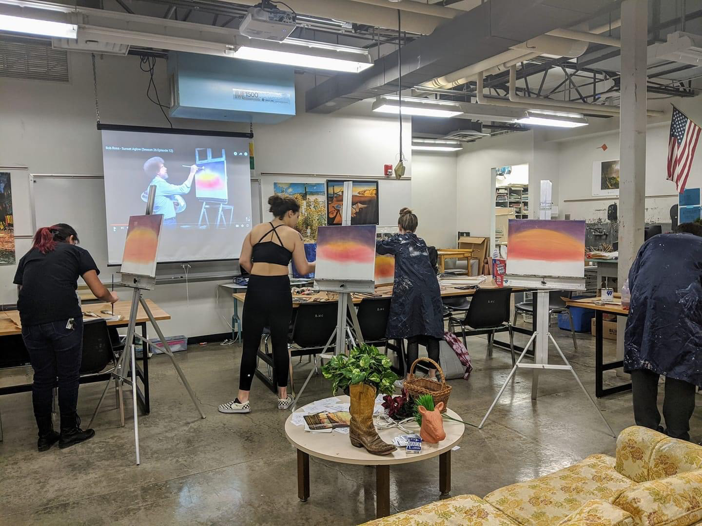 Bob Ross Painting Day