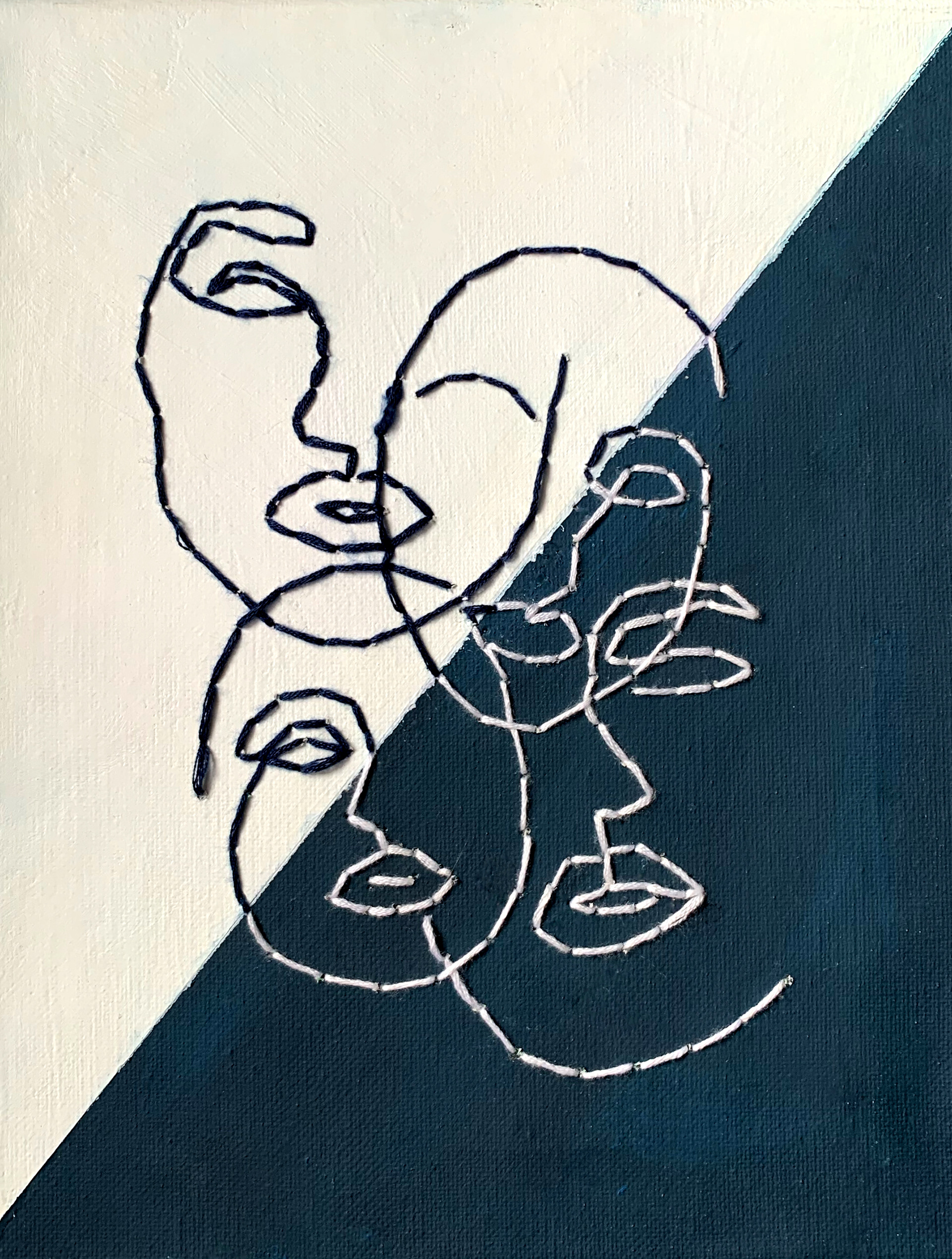 Kadyn Warner:" Entangled" Mixed Media