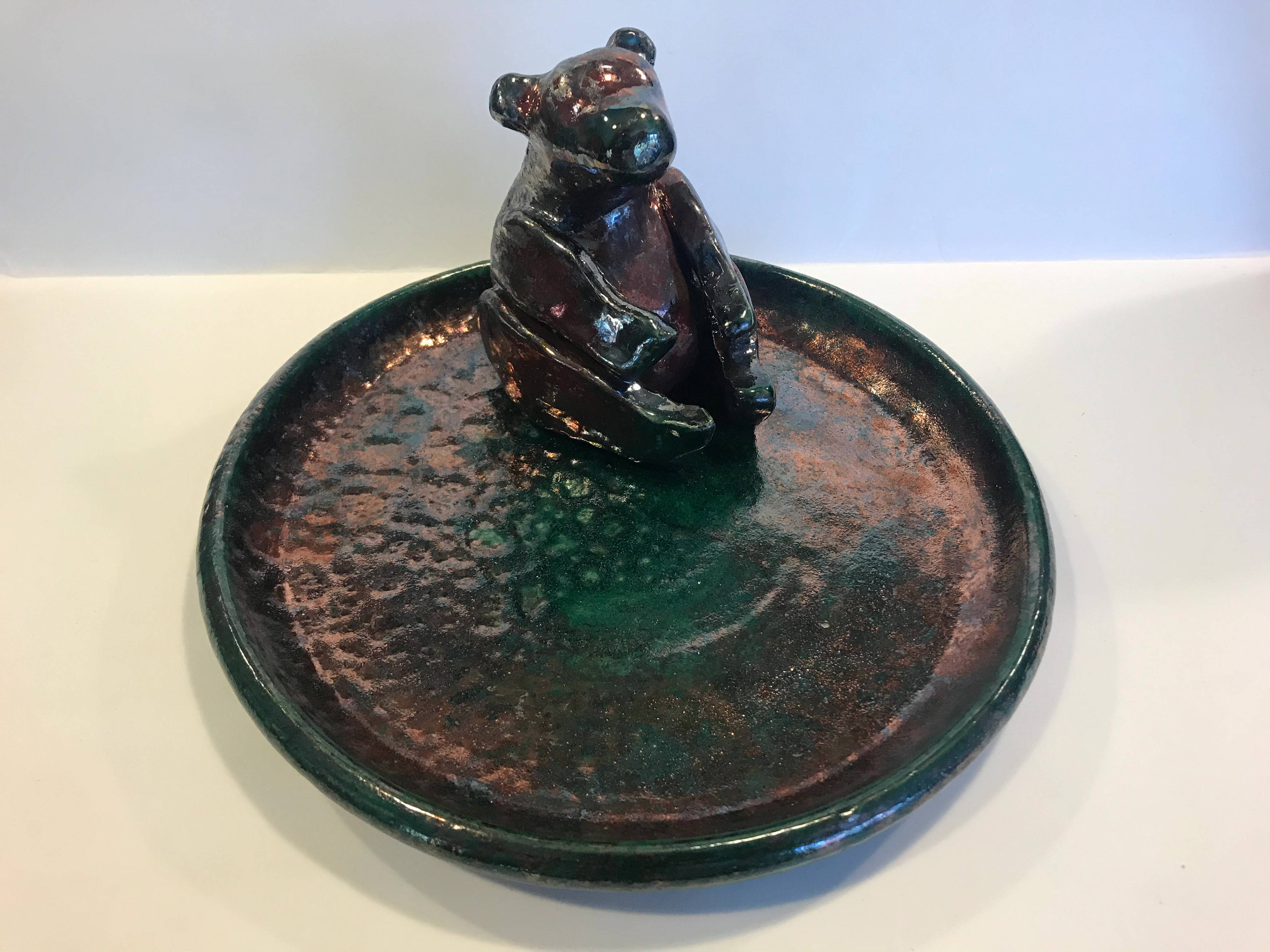 Jeffery Ortega: "Raku Plate" Ceramics