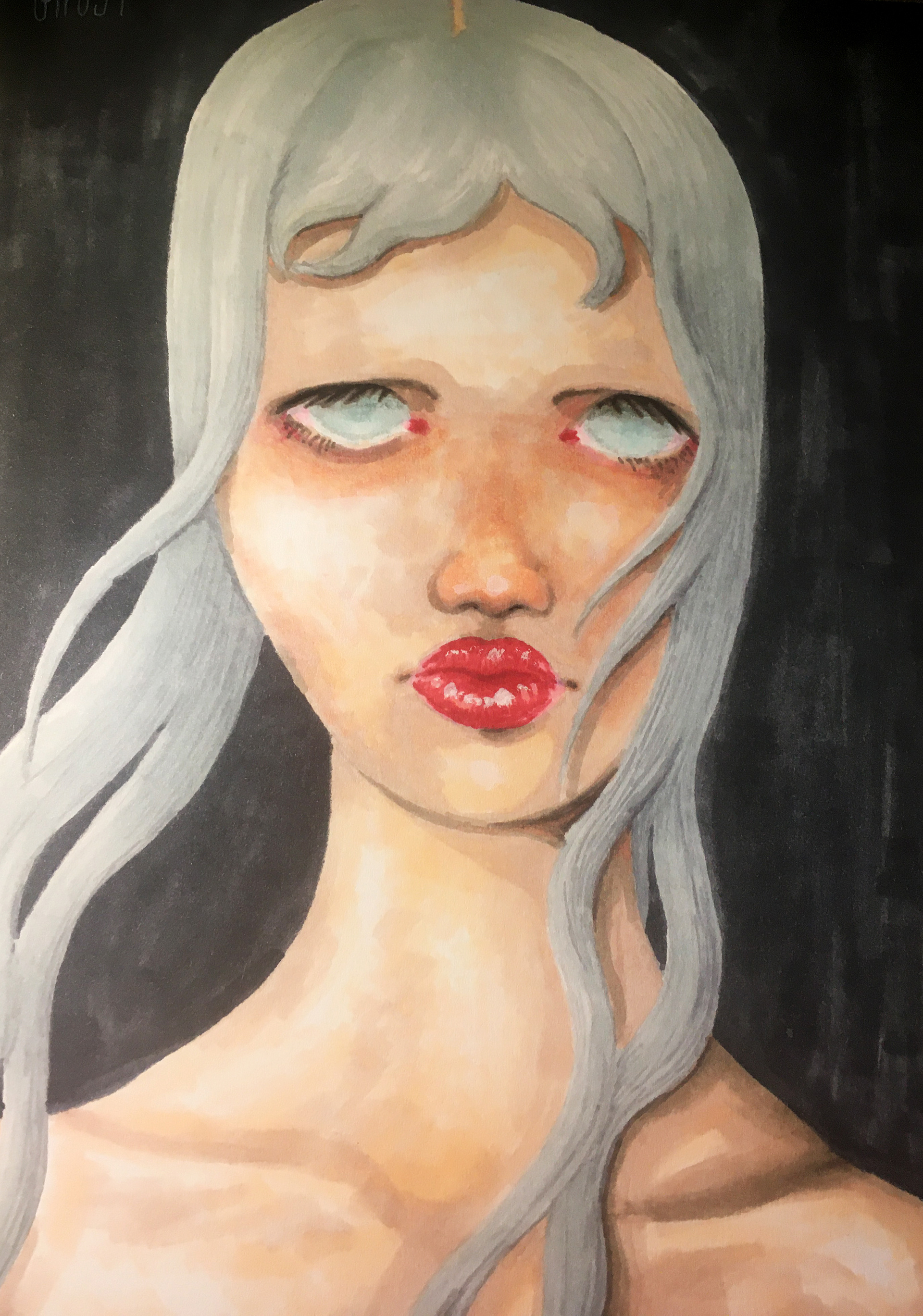 Ella Vallier: "Ghost" Drawing