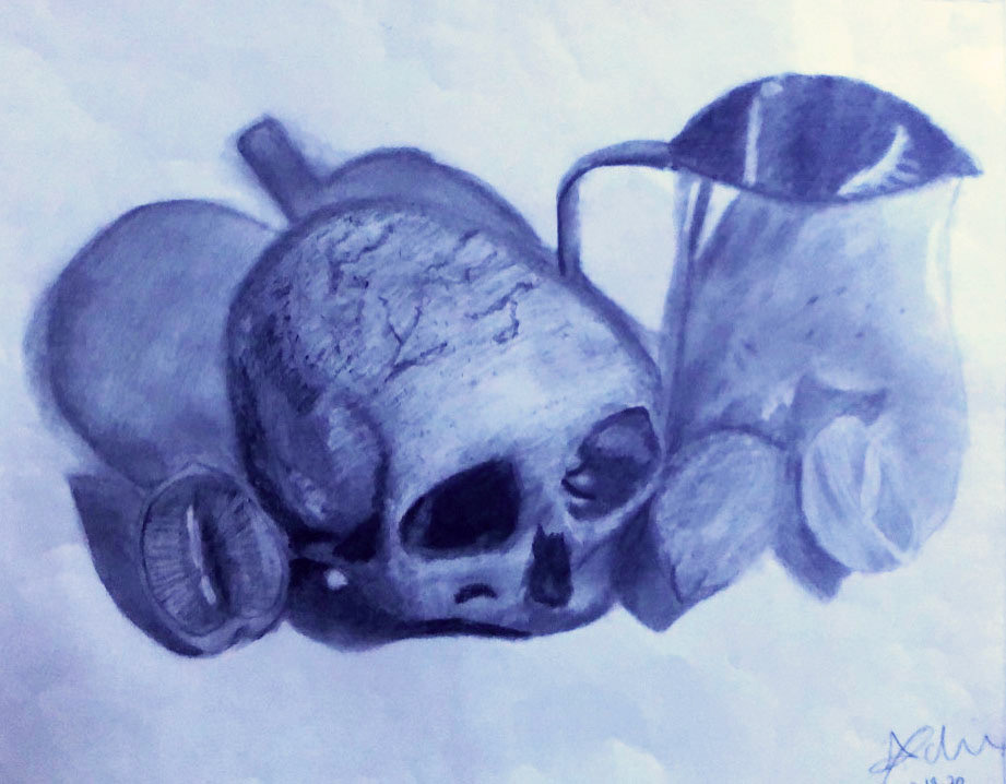 Adrien Norris  "When Life gives you Lemons" Drawing